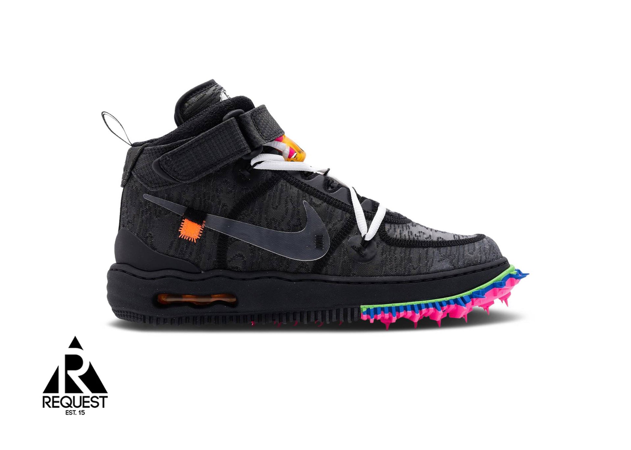 Nike x Off White Air Force 1 Mid - Black