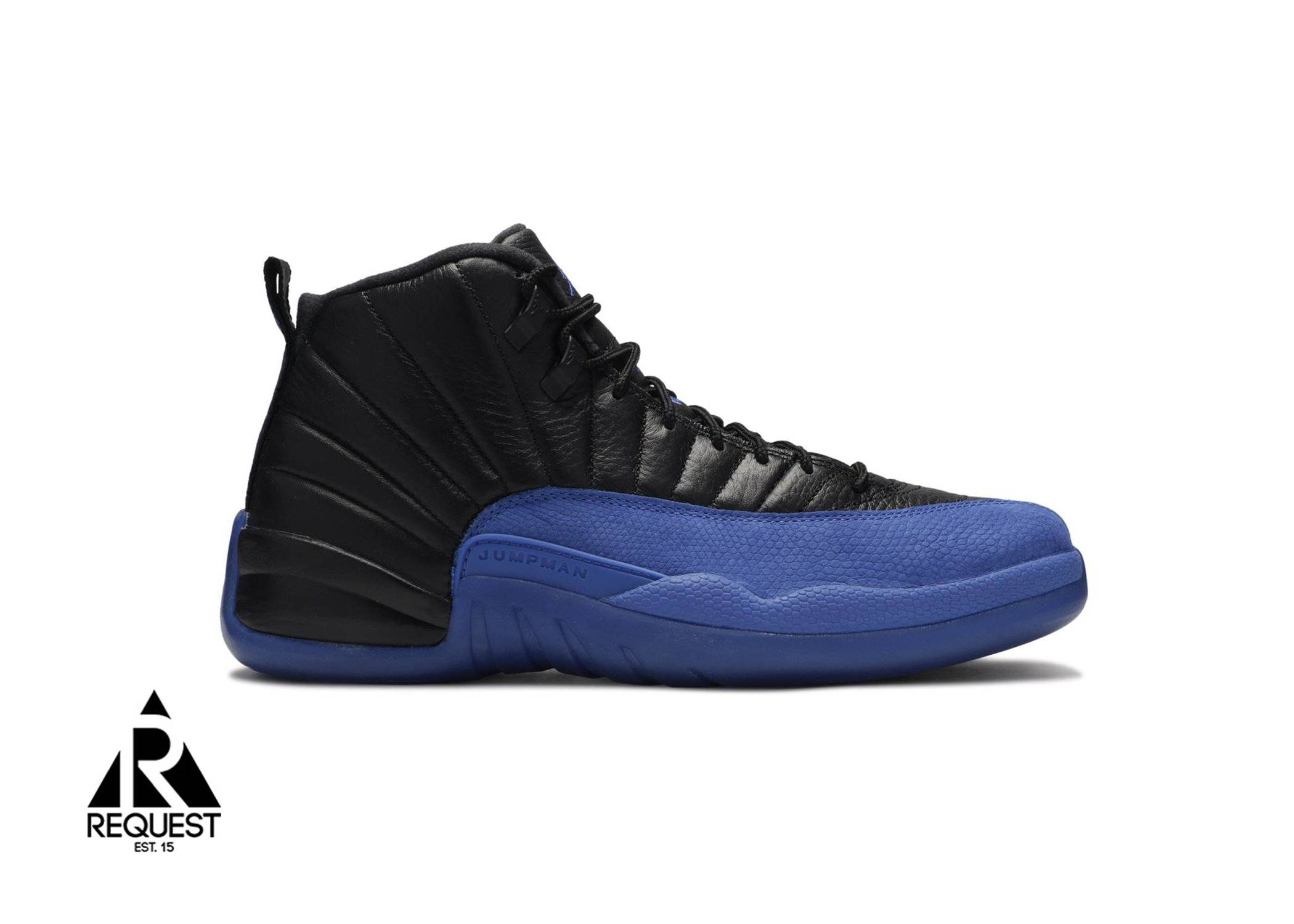 jordan black and blue 12
