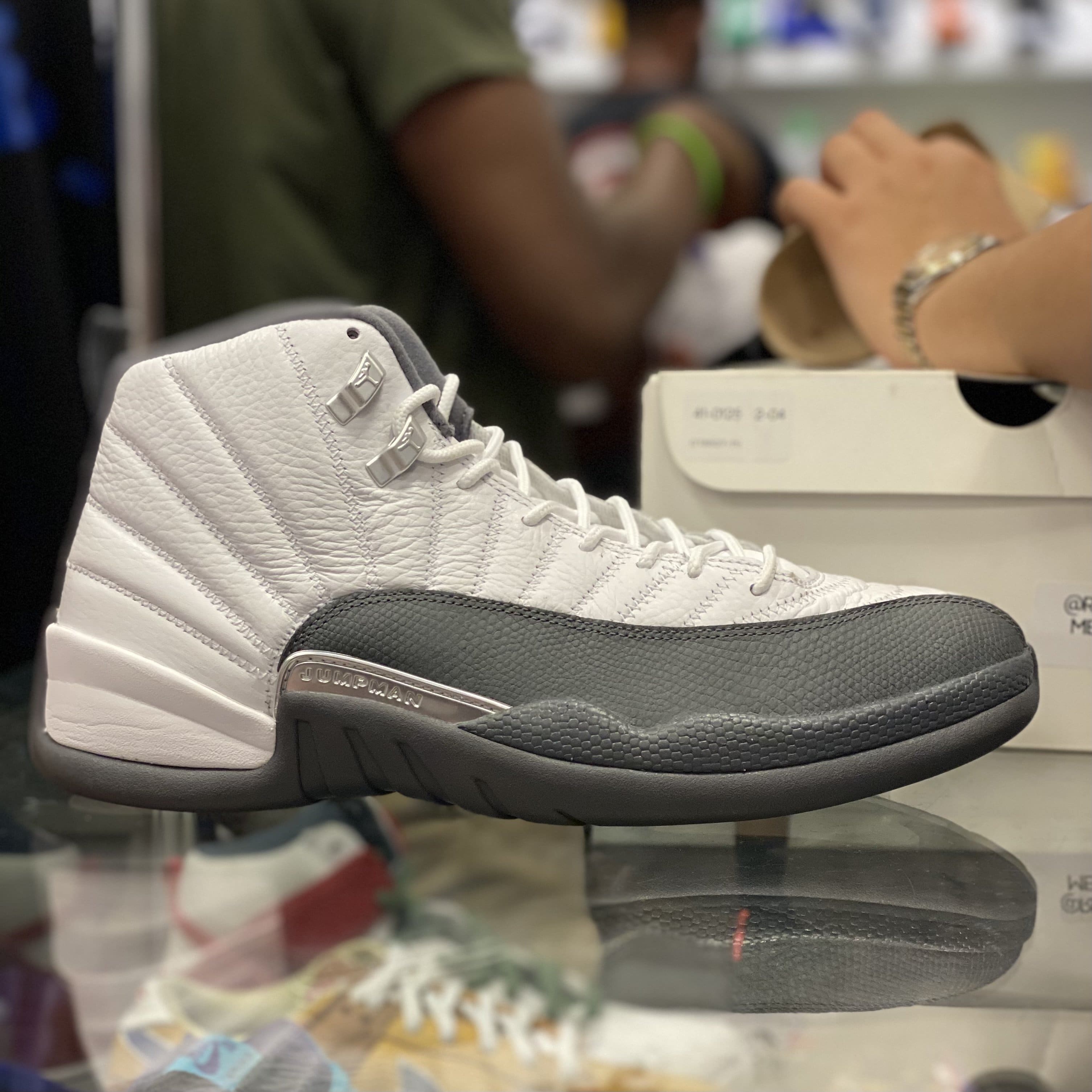 Air Jordan 12 Retro “White Dark Grey” - Main Image