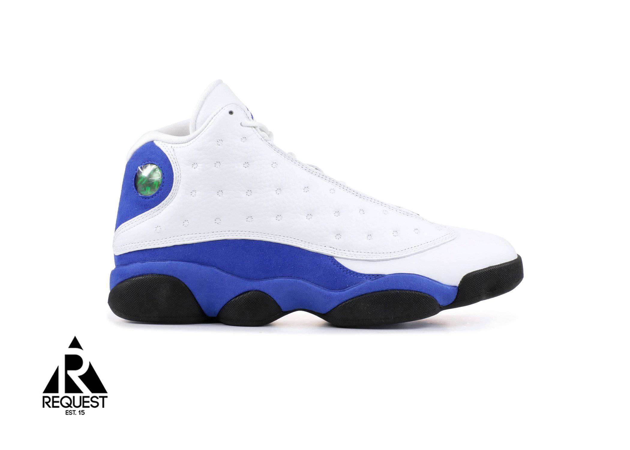 Jordan 13 retro white hyper best sale royal black