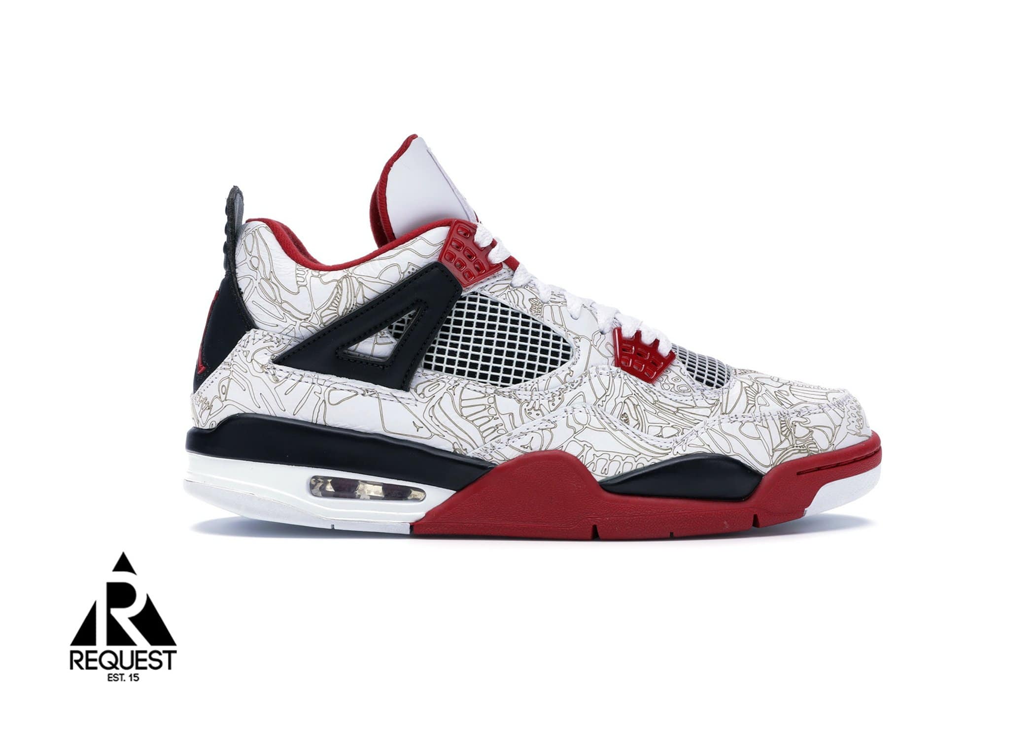 Jordan 4 laser white online