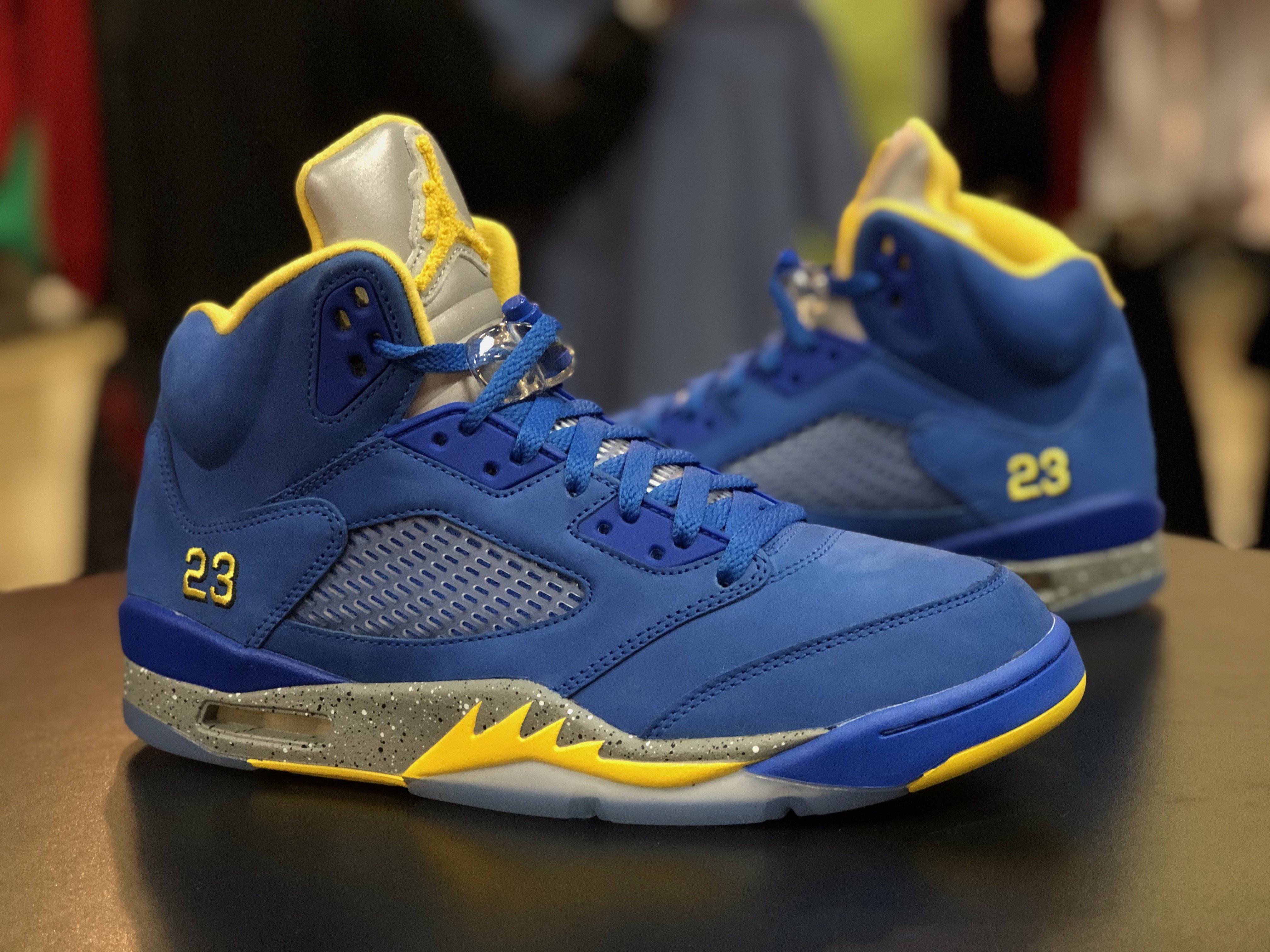 Men's air jordan retro 5 laney jsp basketball shoes Clearance