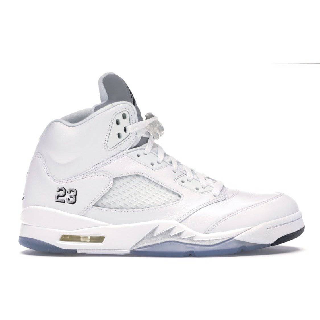 Air Jordan 5 Retro “White Metallic”