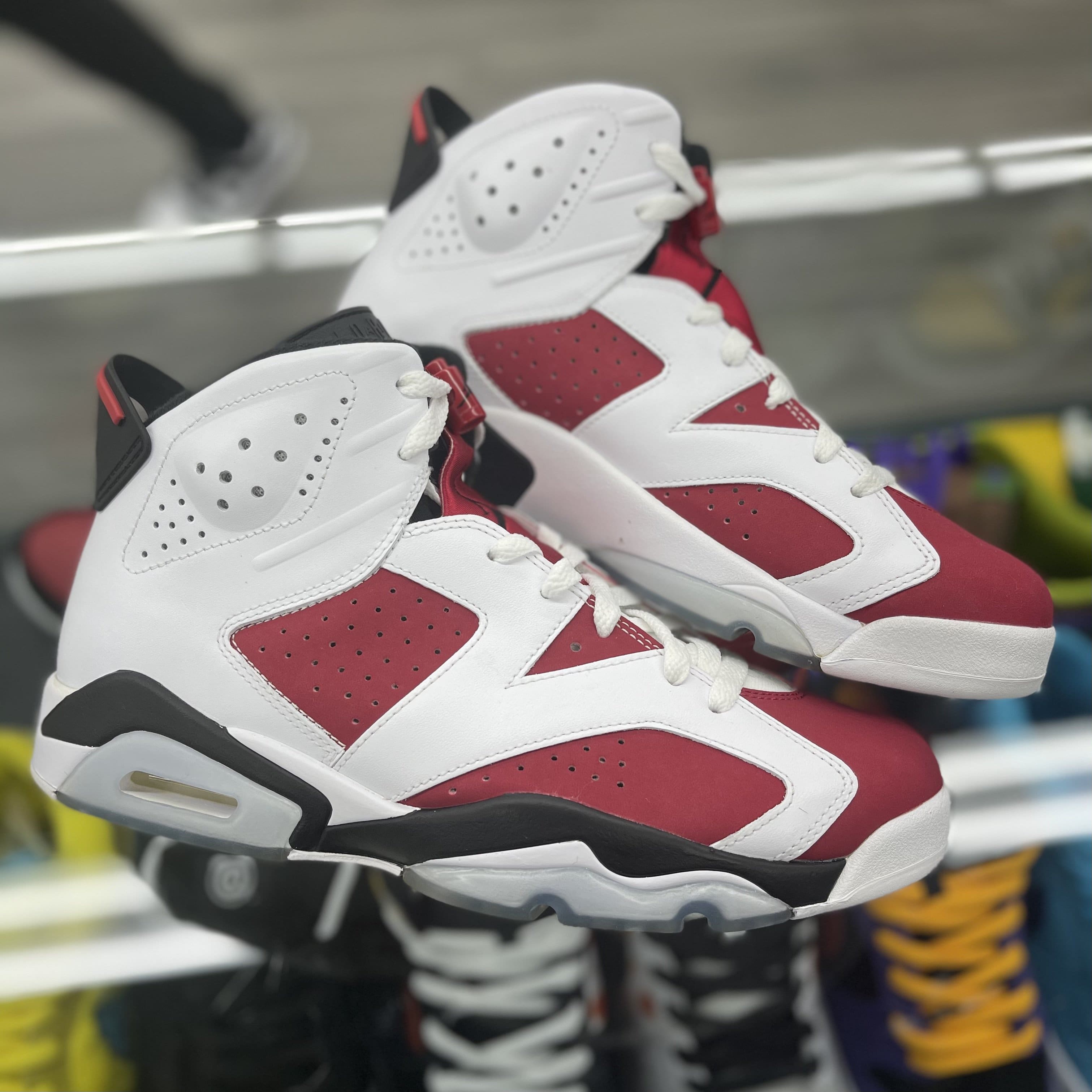 安い特注NIKE AIR JORDAN6RETROCARMINE(2014)27.5cm 靴