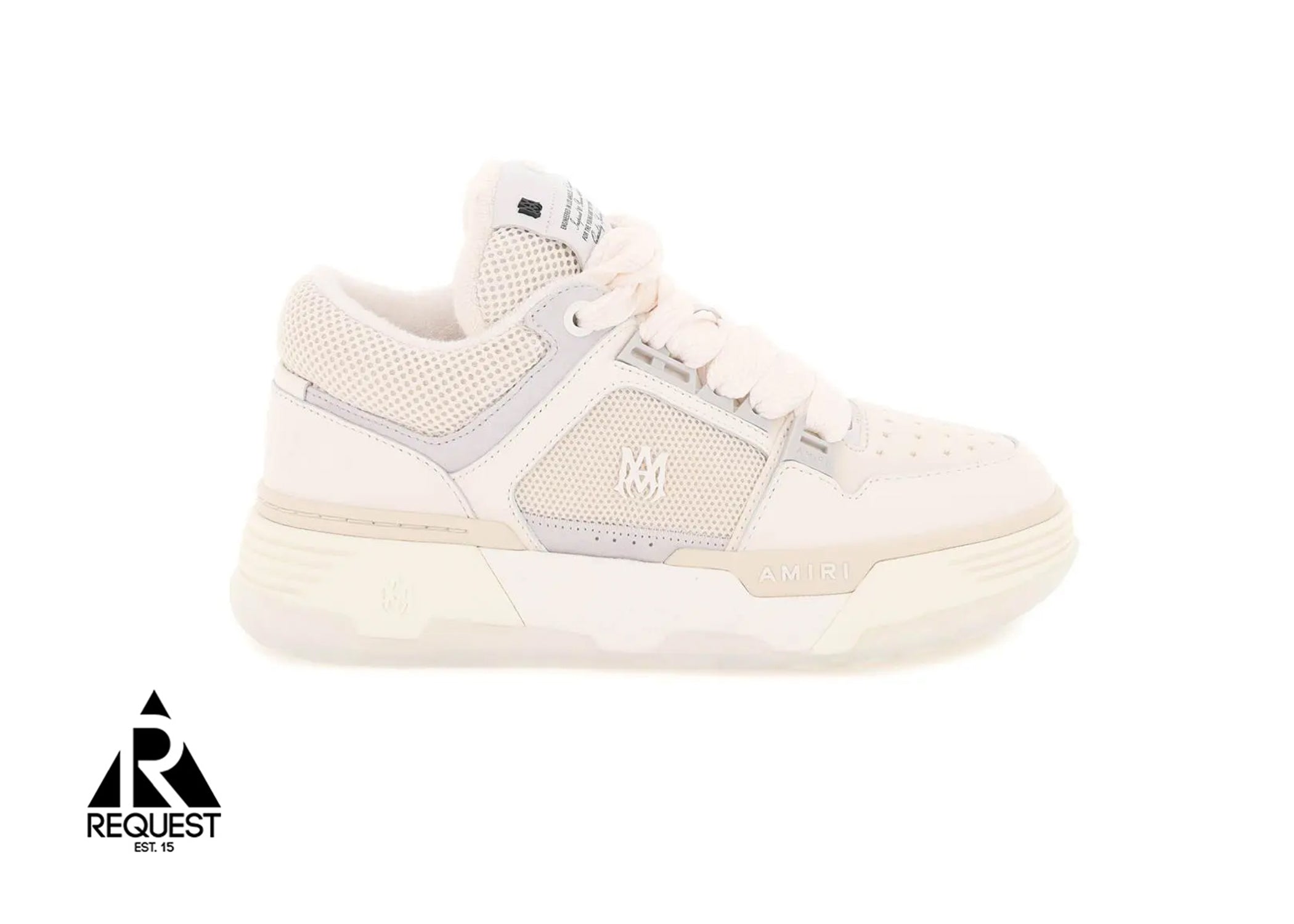 Amiri MA-1 Leather Sneakers "Alabaster"