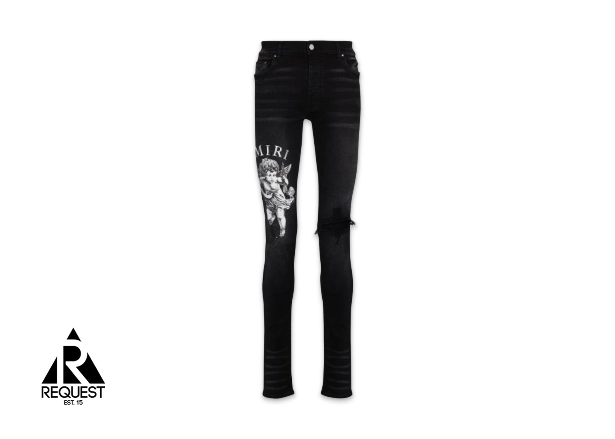 Amiri Cherub Ripped Skinny Jeans “Black”