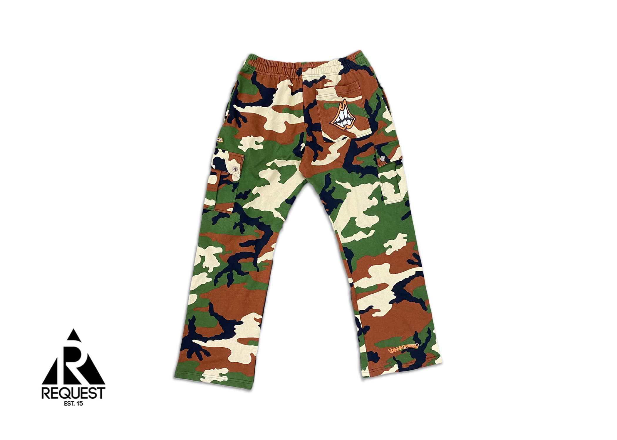 Chrome Hearts Matty Boy Caution Cargo Sweatpants "Camo"