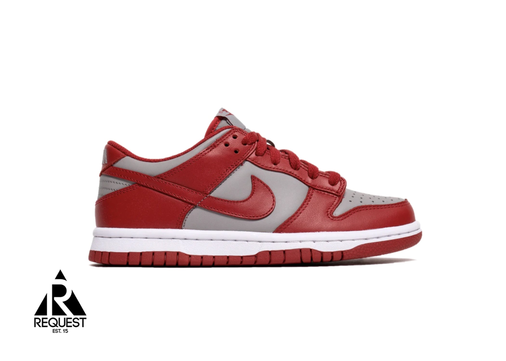 Nike Dunk Low “Medium Grey Varsity Red”