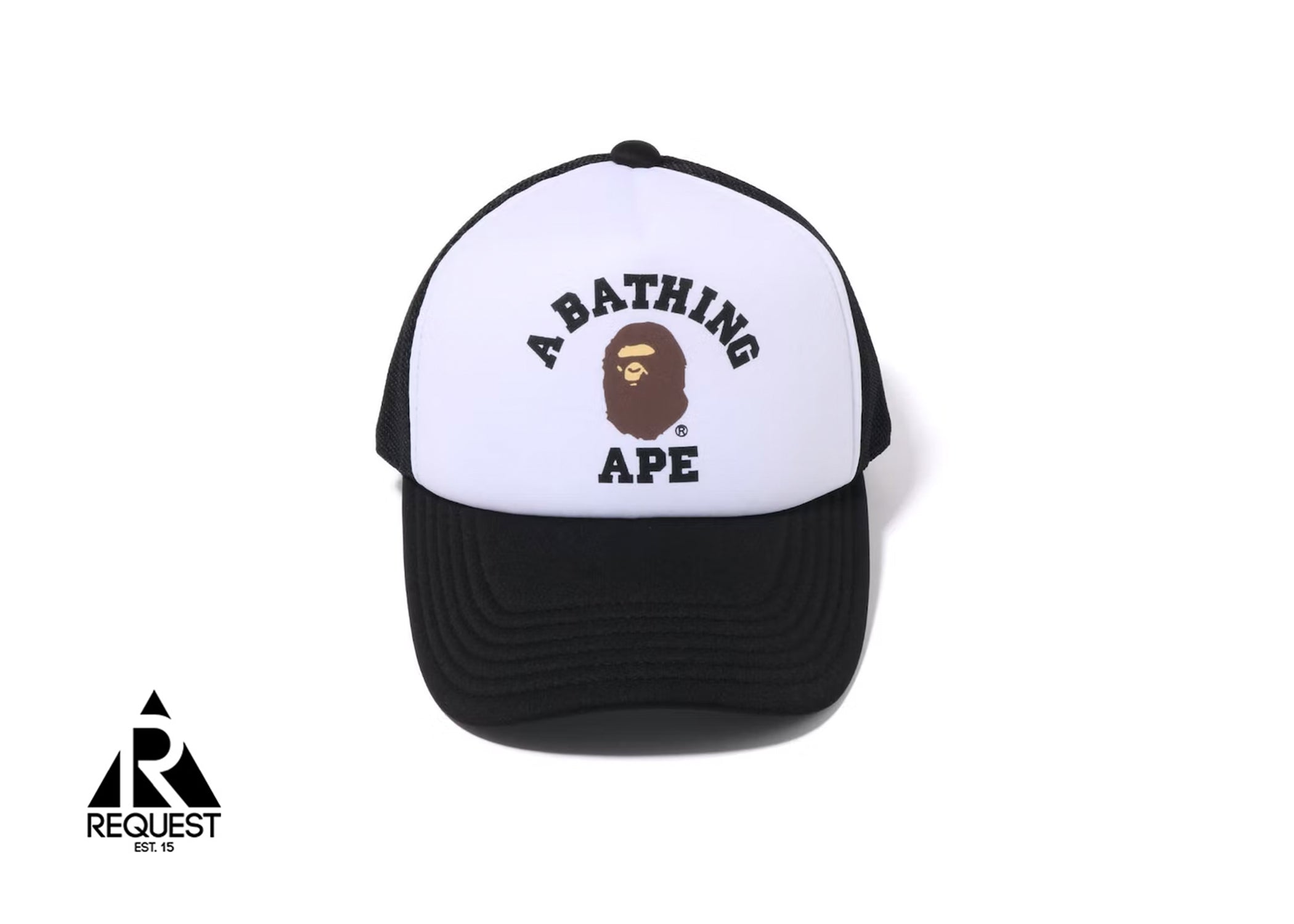 A Bathing Ape Bape Trucker Hat "Black"
