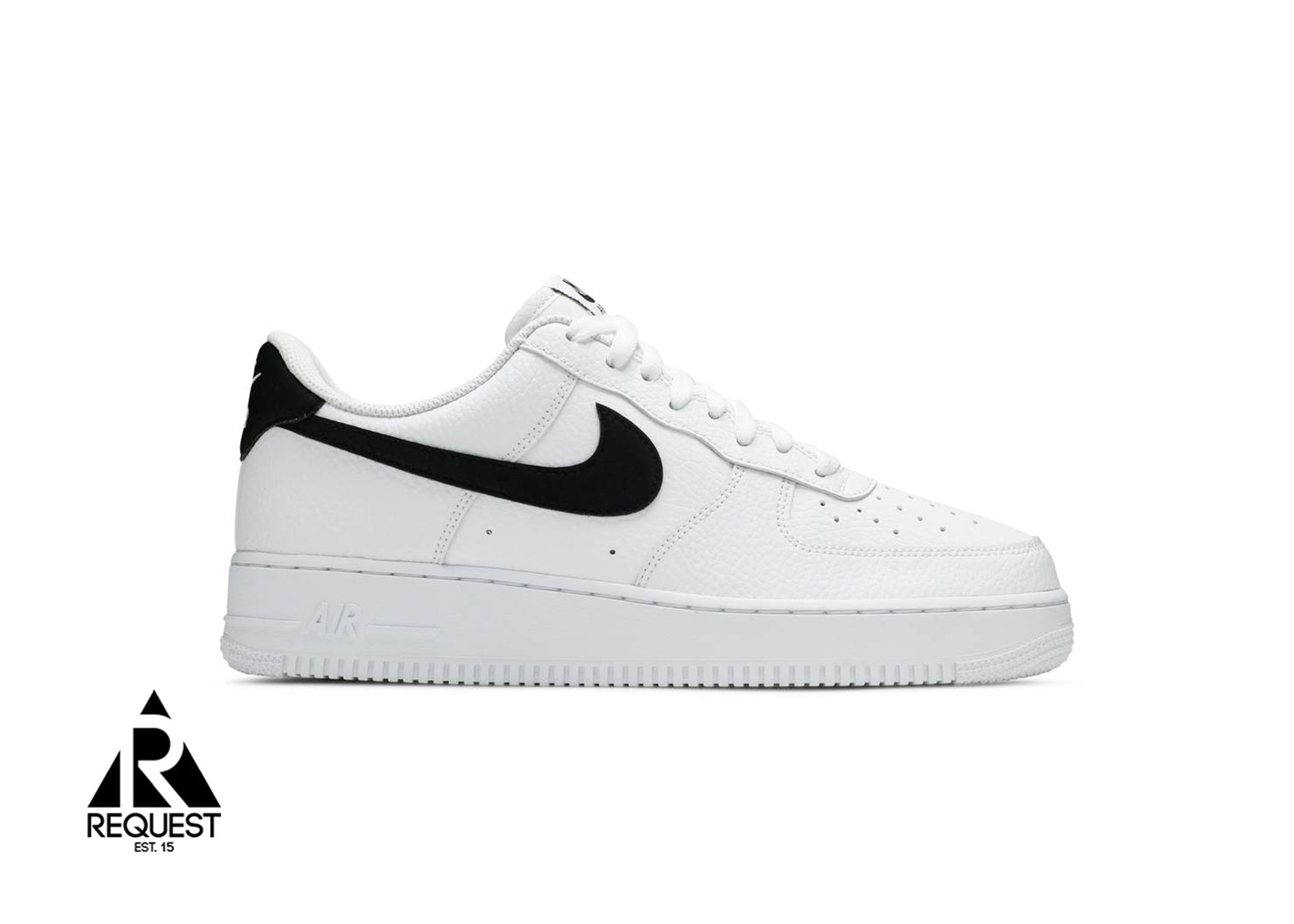Nike Air Force 1 Low 07 “White Black Pebbled Leather”