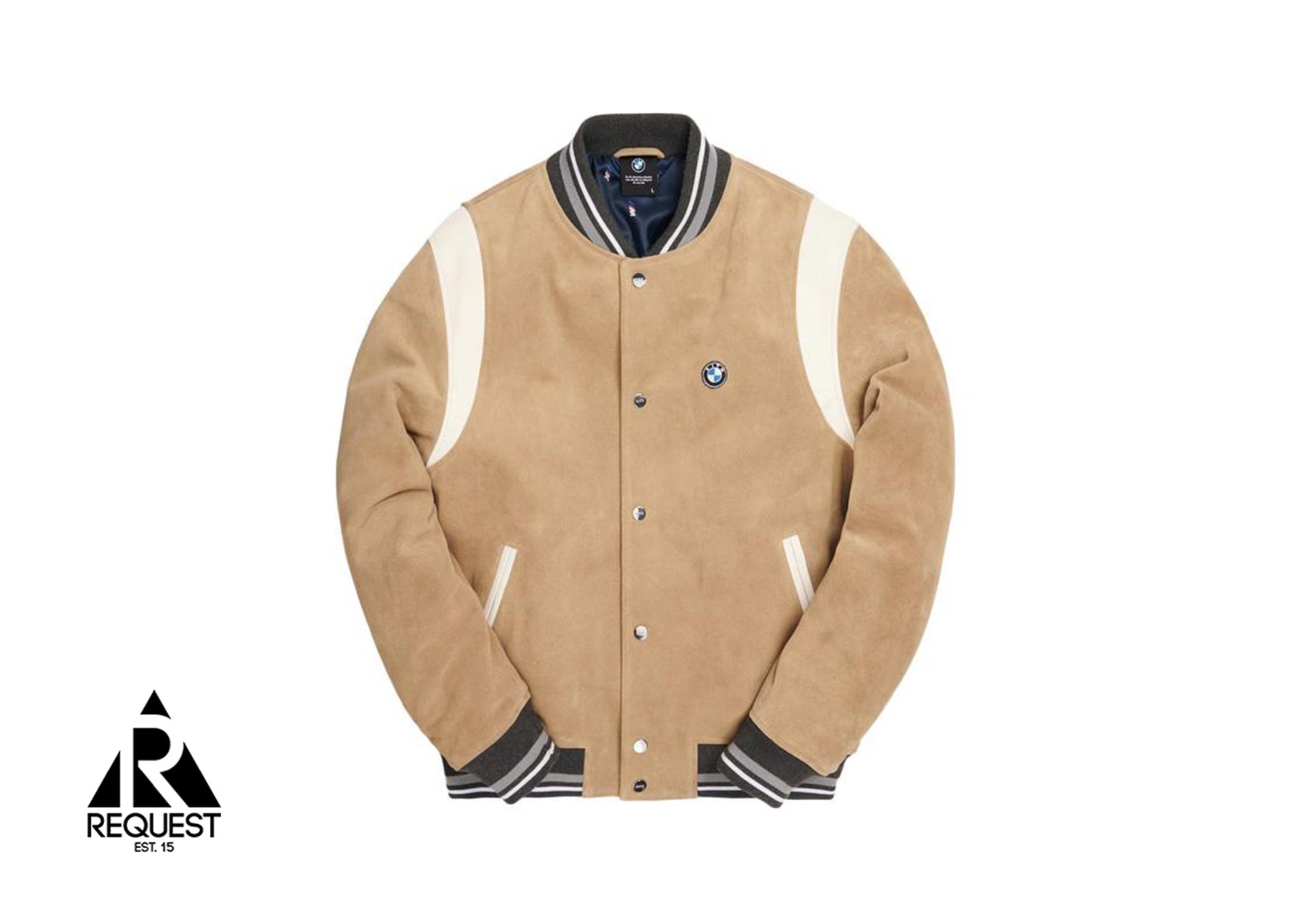 Kith BMW Bomber Biege Suede