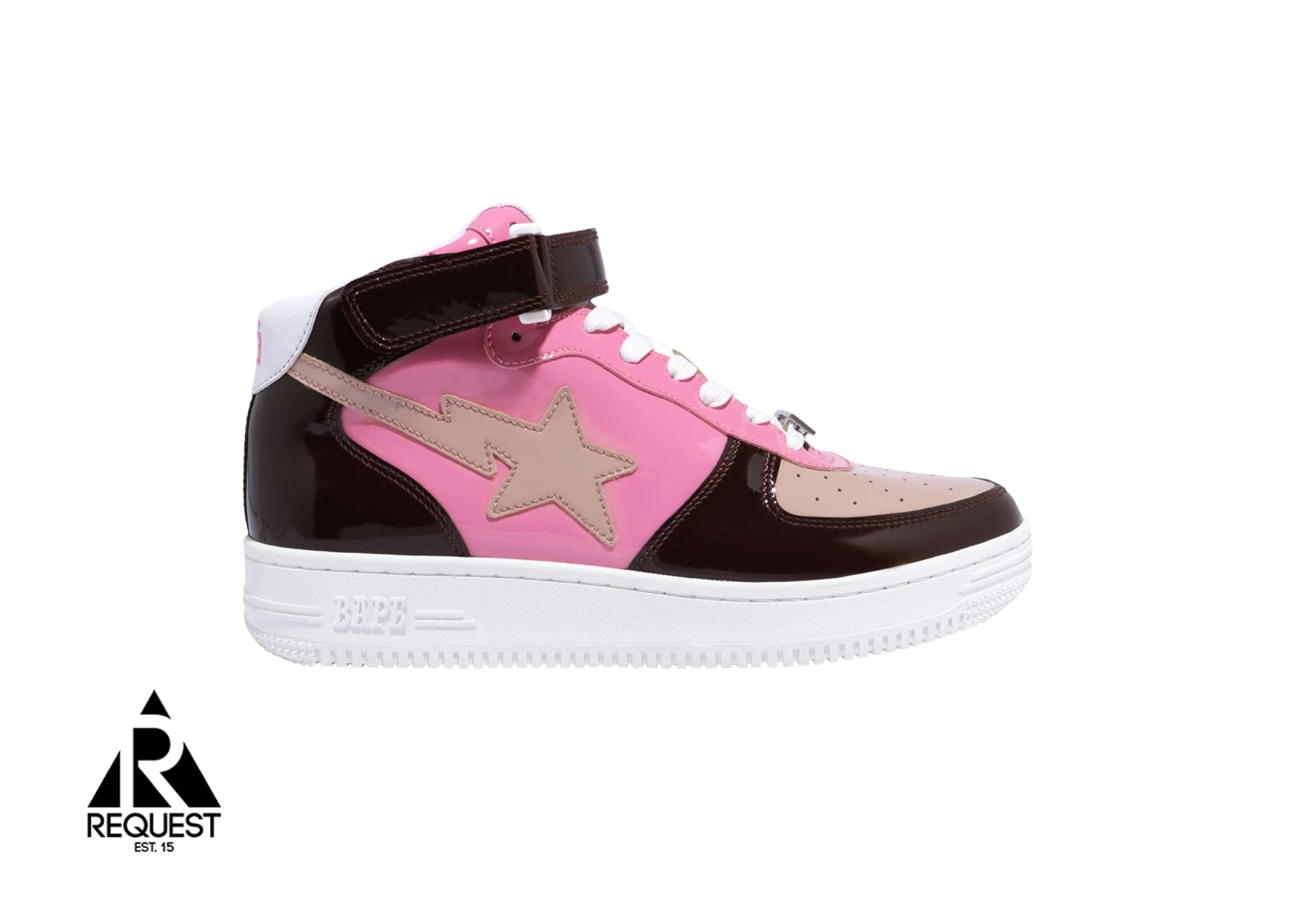 A Bathing Ape Bape Sta Mid “Brown Pink Tan 2020”