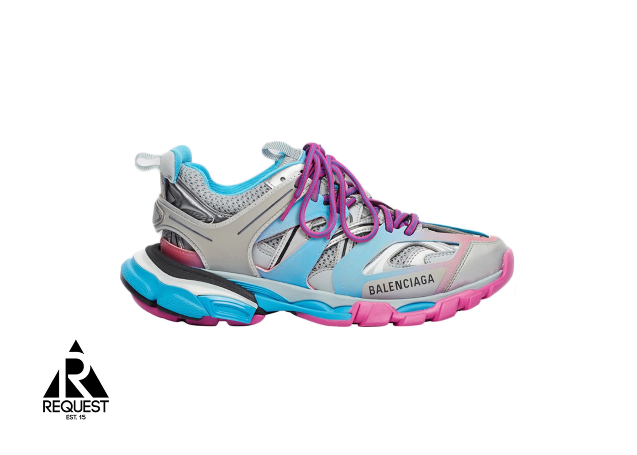 Balenciaga Track Runner “Blue Pink & Grey