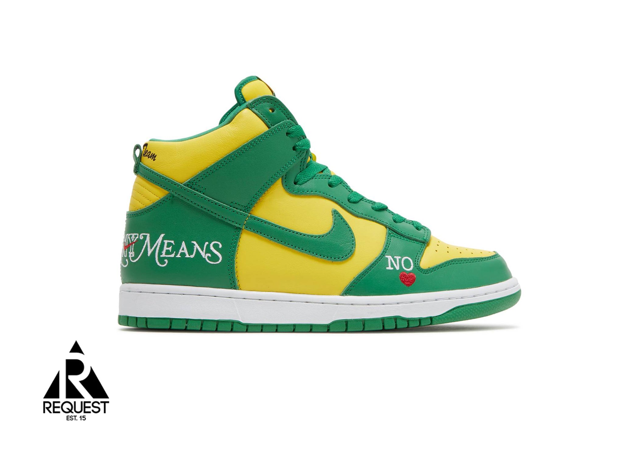 Nike SB Dunk High “Supreme By Any Means Brazil”