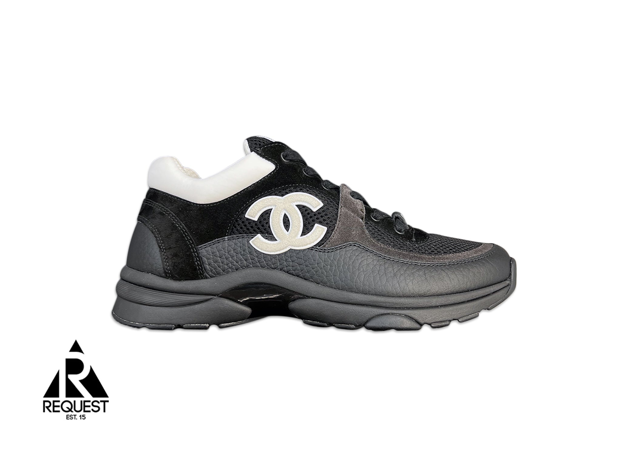 Chanel Low Top Trainer Pink Silver for Women