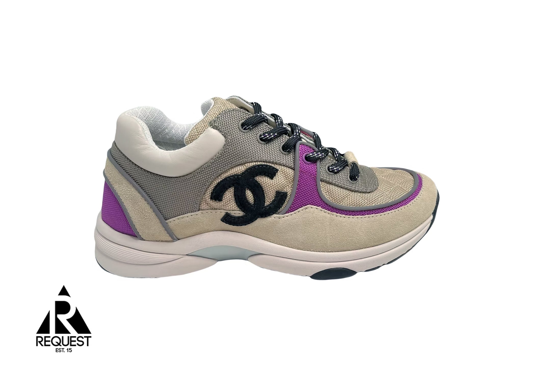 Chanel Low Top Trainer "Beige Purple"