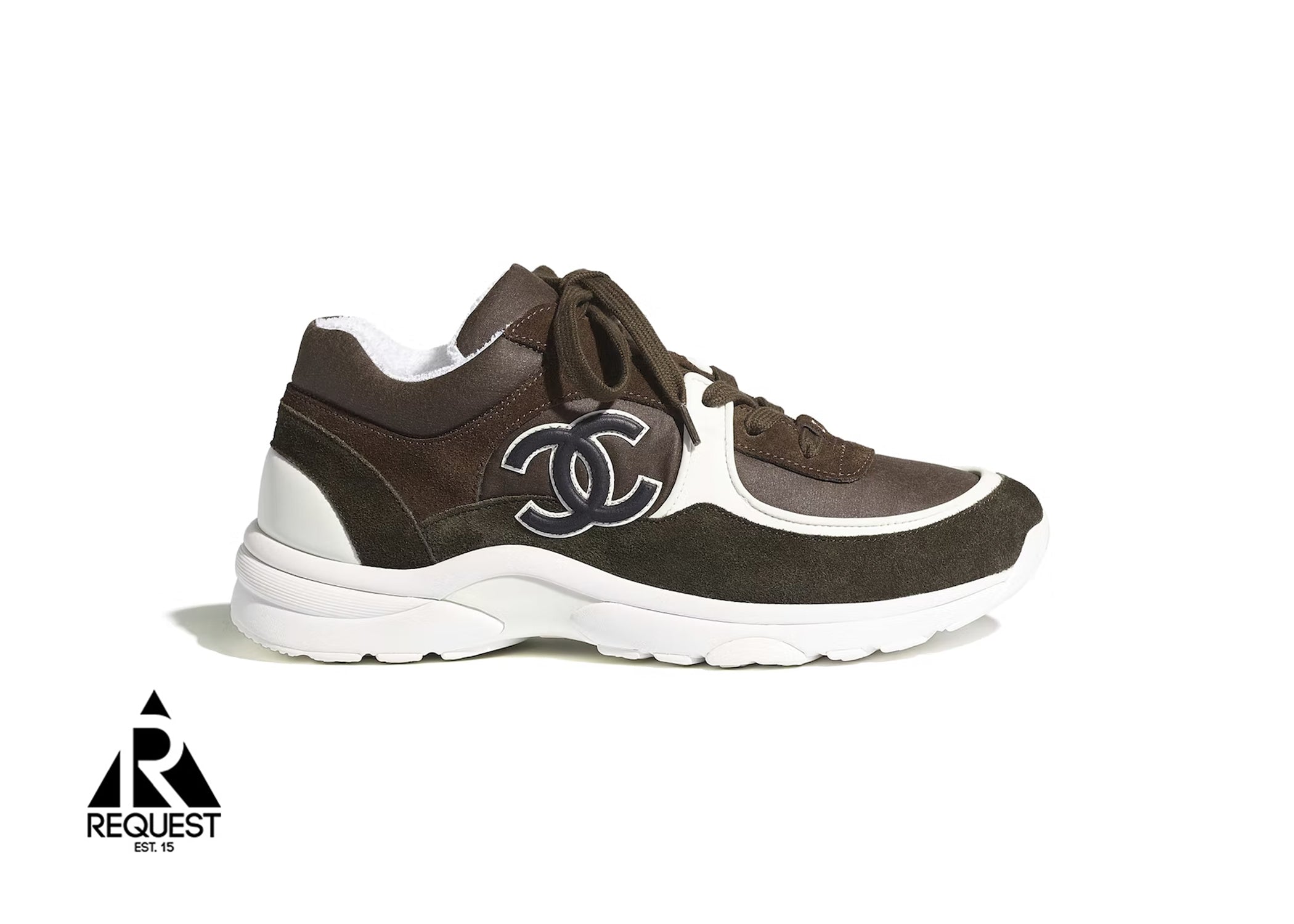 Chanel Low Top Trainer "Brown Green"