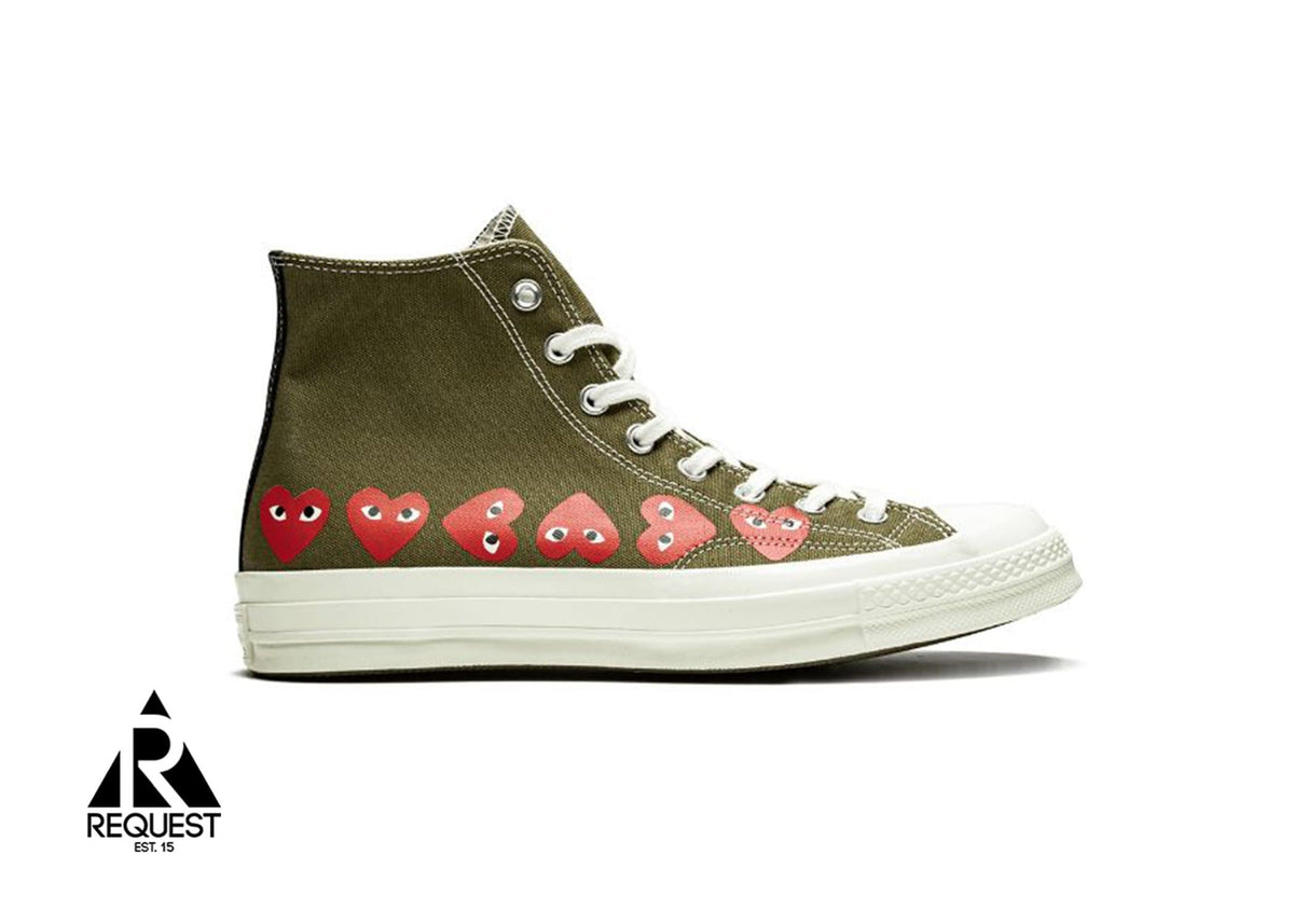 Chuck Taylor CDG High “Olive”