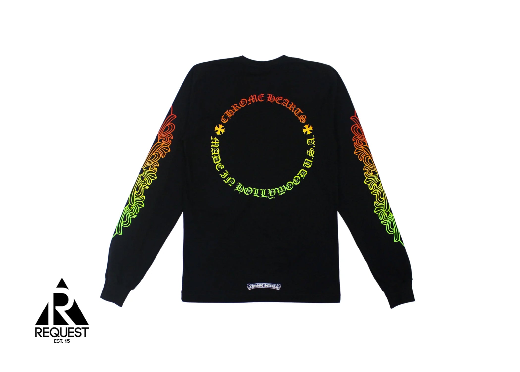 Chrome Hearts Hollywood Gradient Circle L/S Tee 