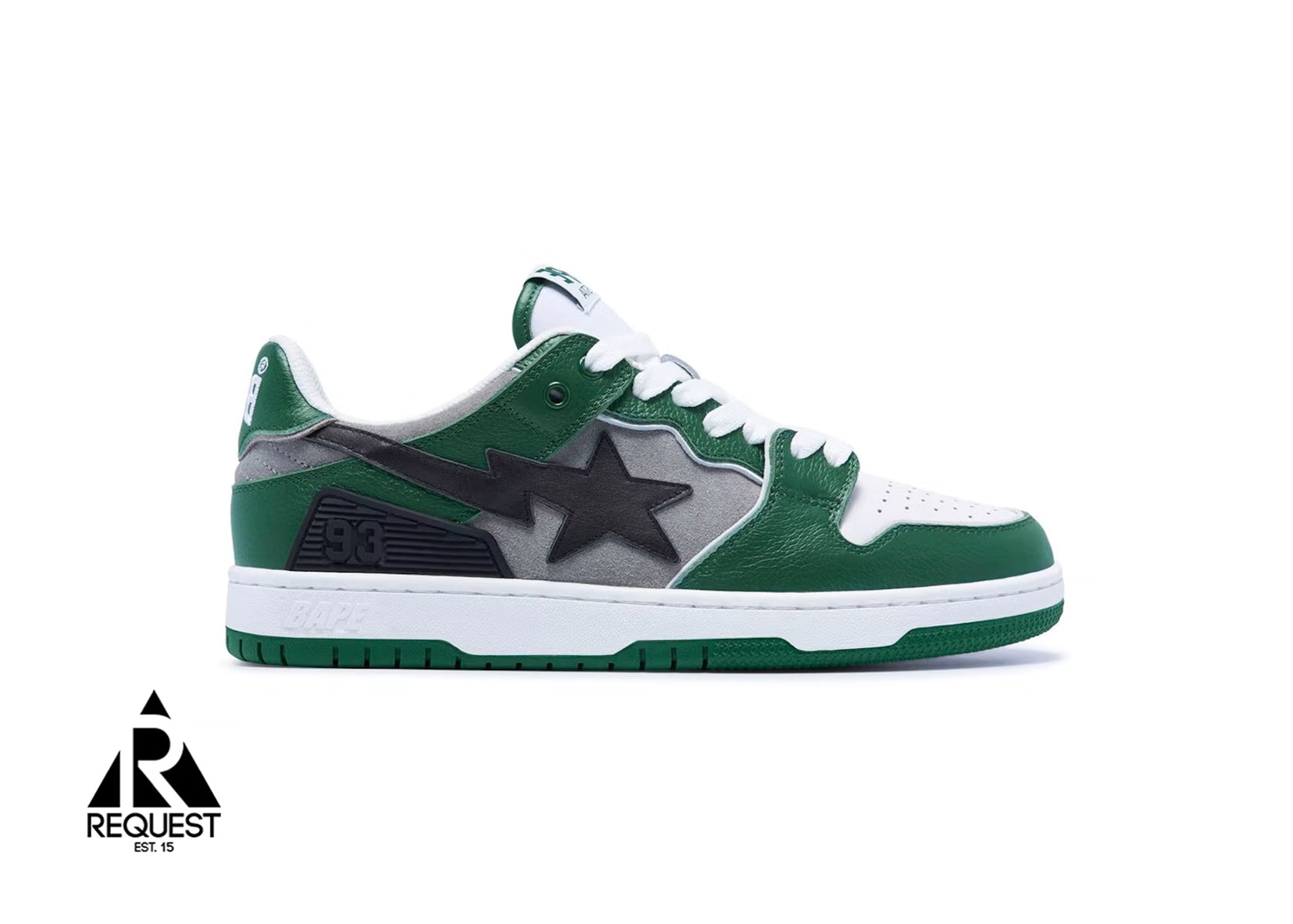 A Bathing Ape Bape SK8sta "Green Grey"