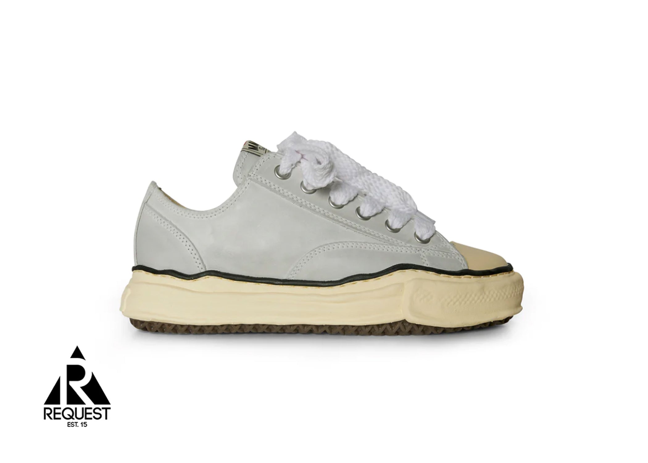 Mihara Yasuhiro Peterson Leather Low Top "Grey"