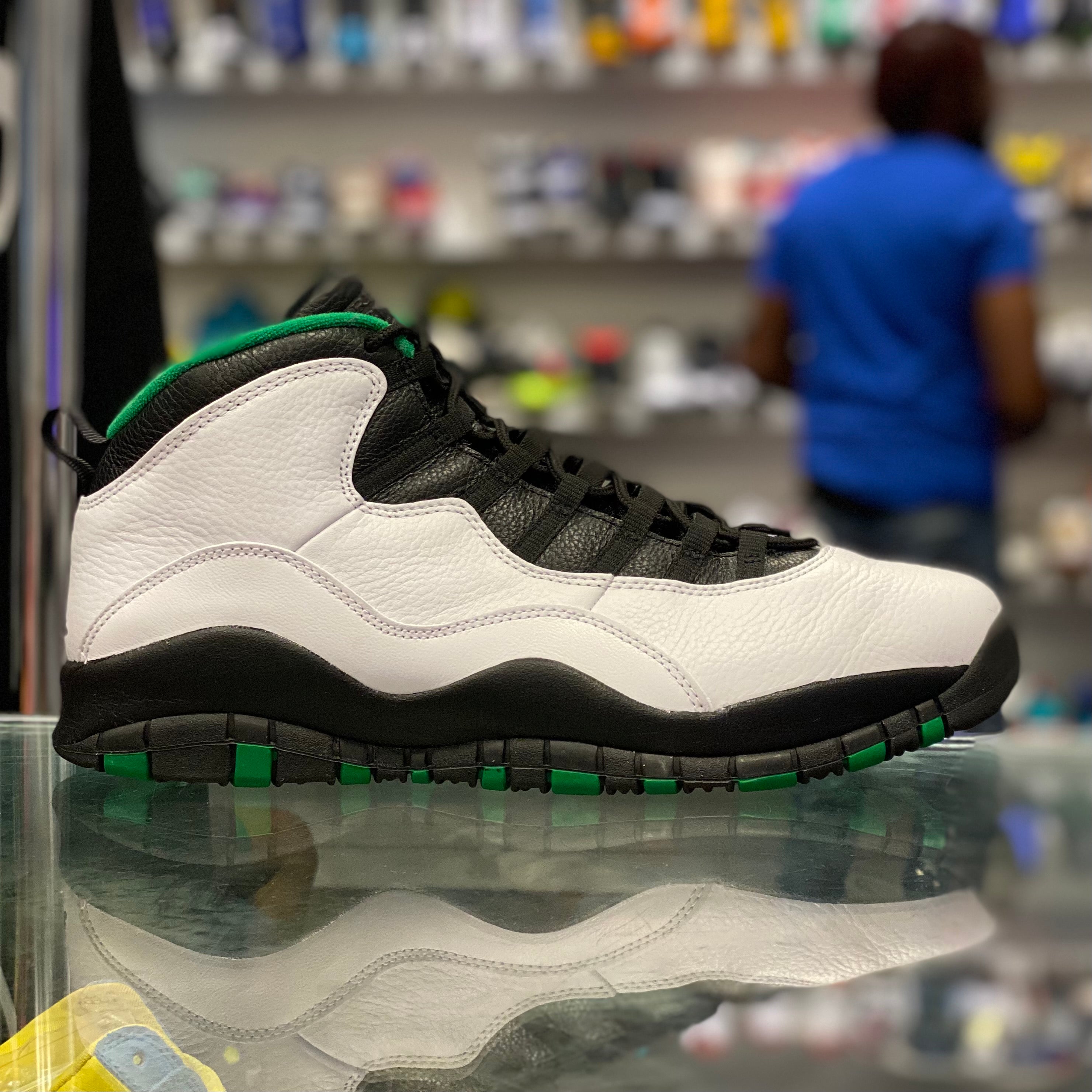 Air Jordans Green And White 10s Air Jordan 10 Retro “Seattle”