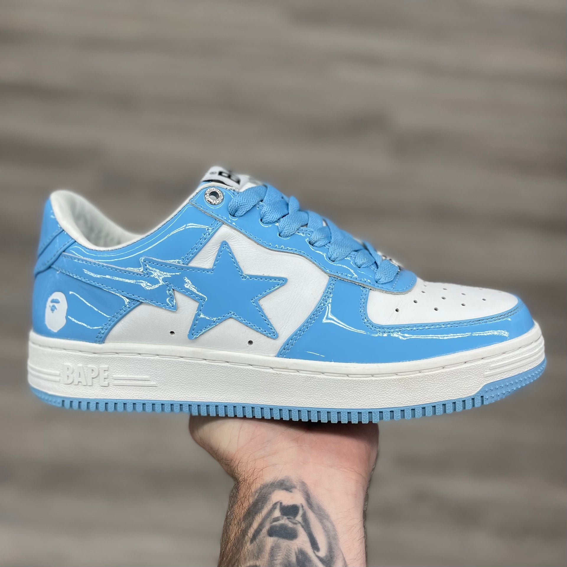 Bapesta Low “Light Blue”