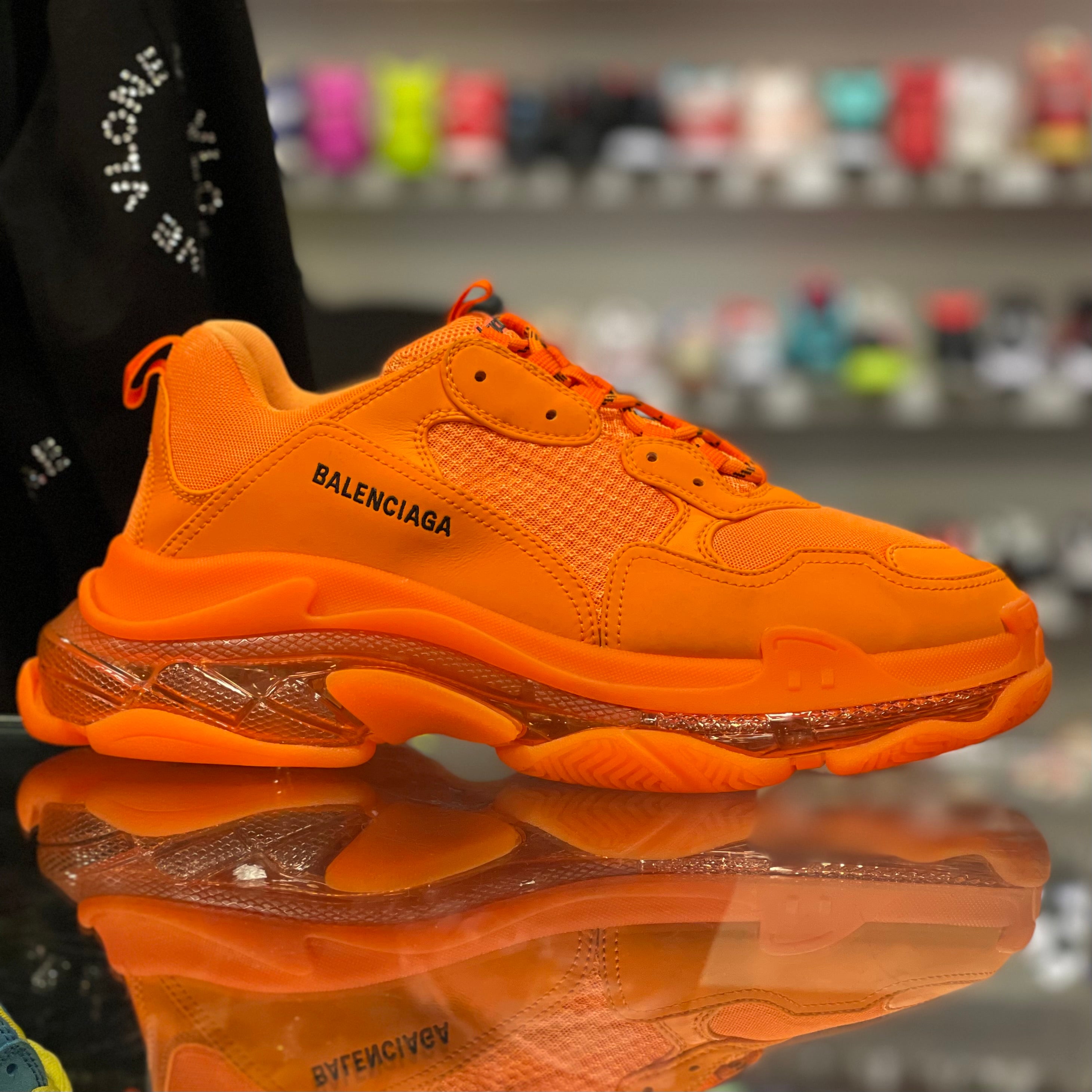 Balenciaga Triple S "Orange Clear Sole"