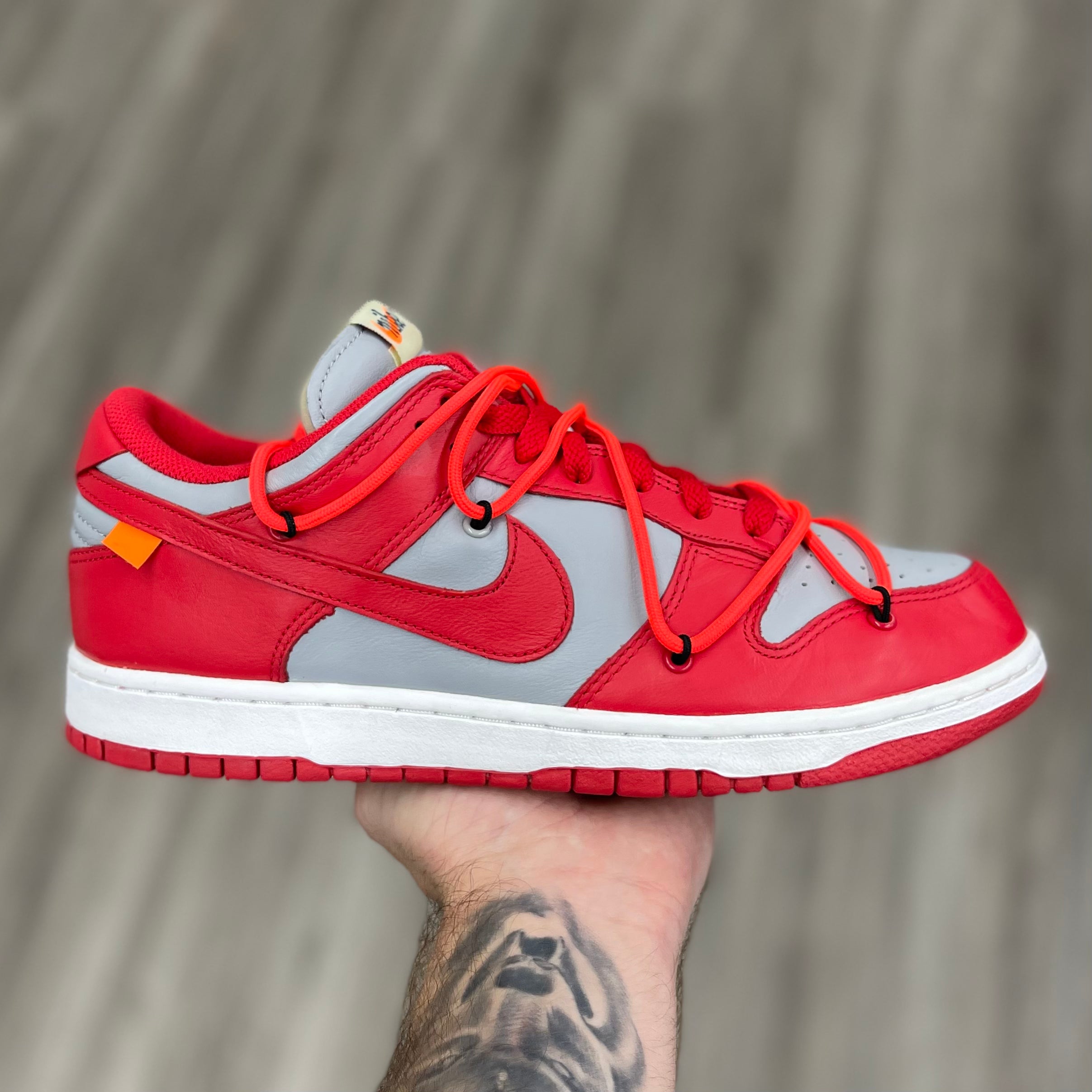 Nike Dunk Low “Off White University Red”