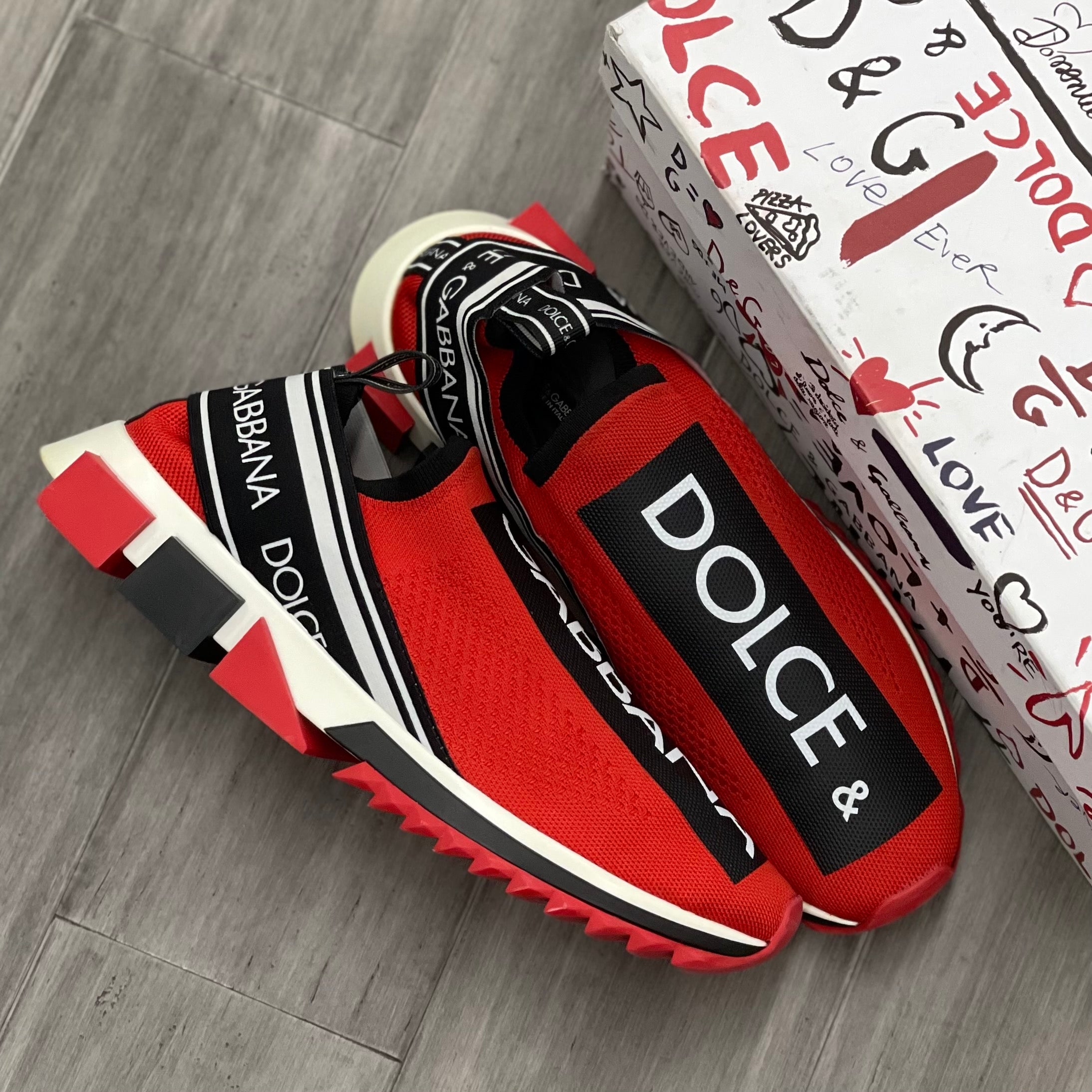 Dolce & Gabbana Low “Red & Black”