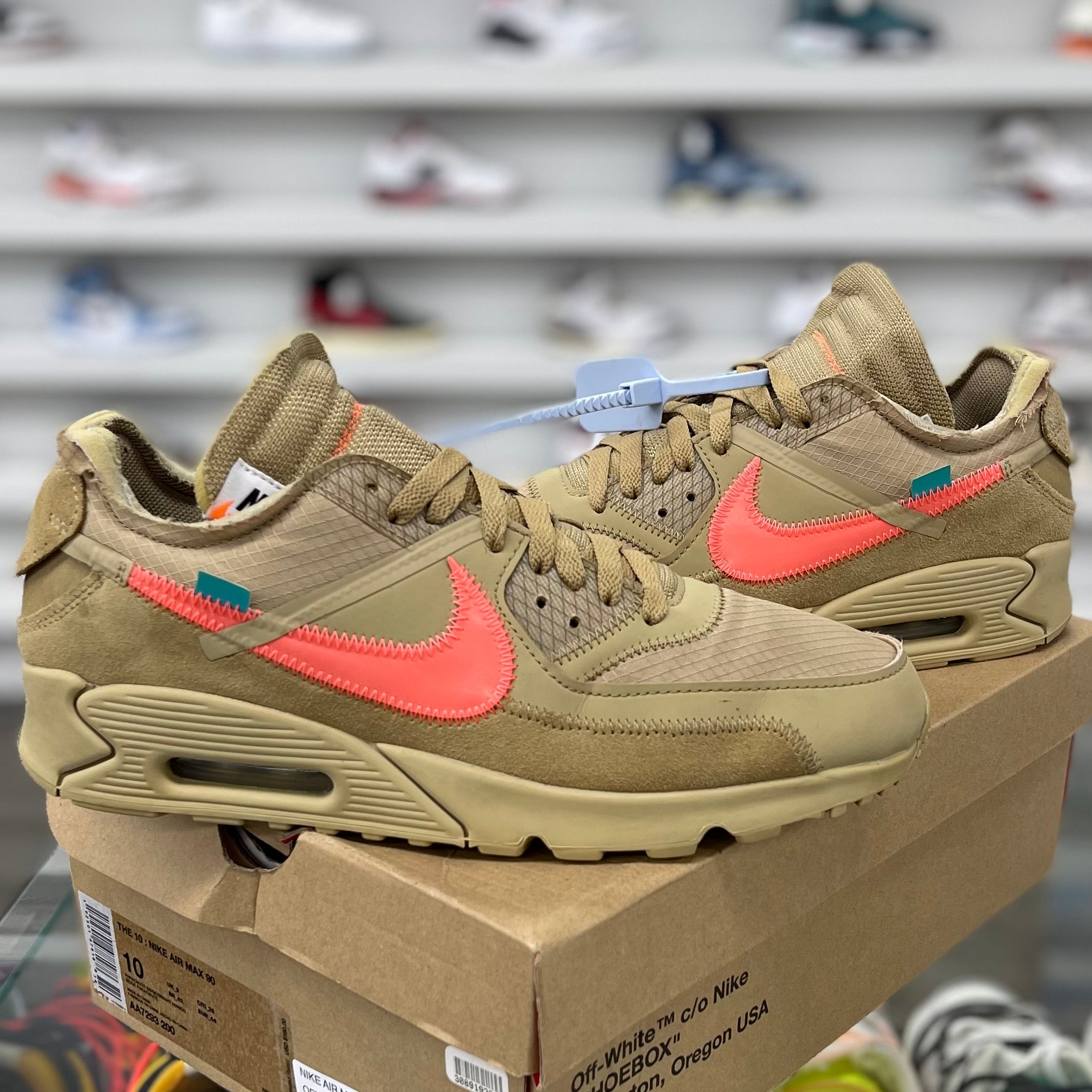 Where to buy off white cheap air max 90 desert ore