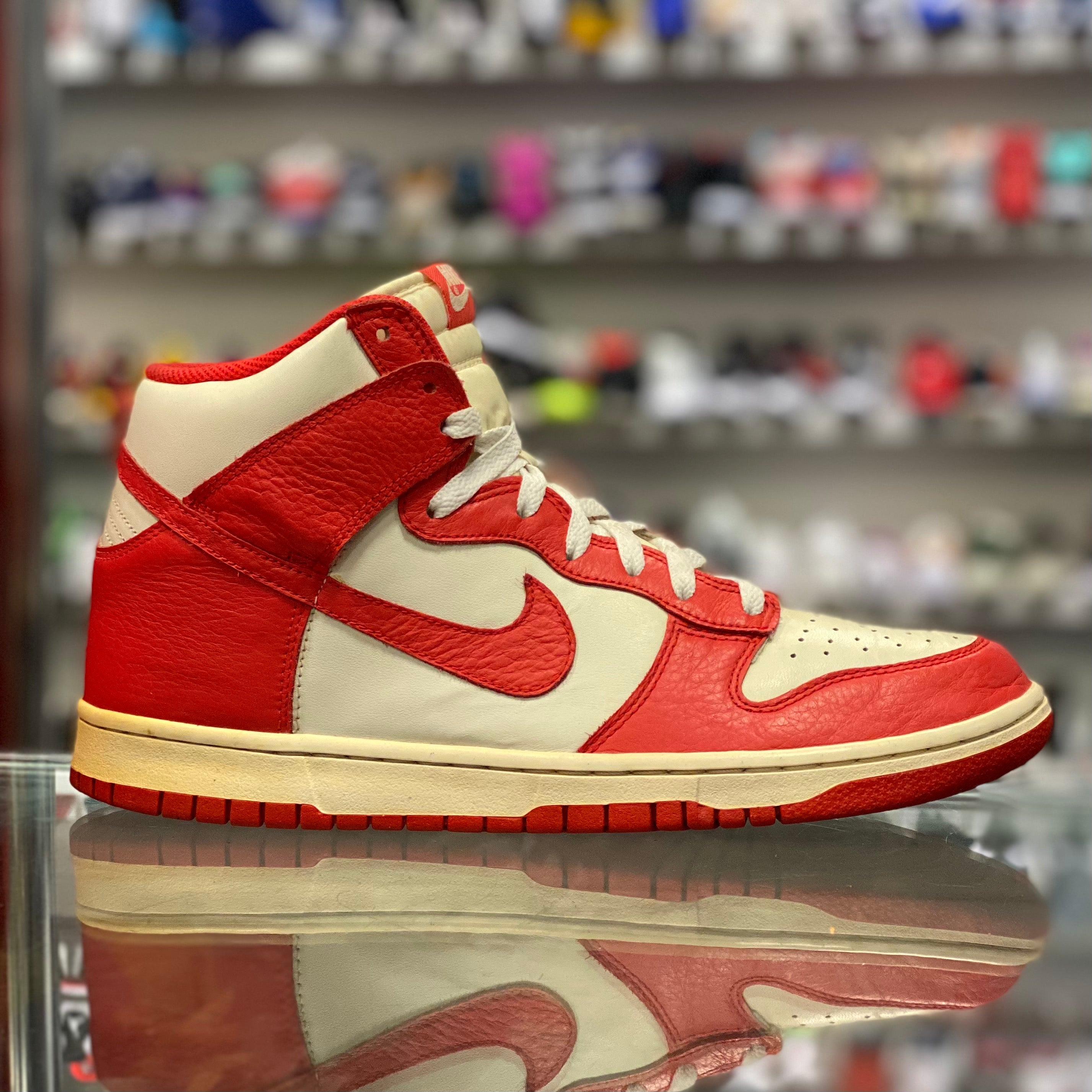 Nike Dunk High College Pack “Sail Action Red”