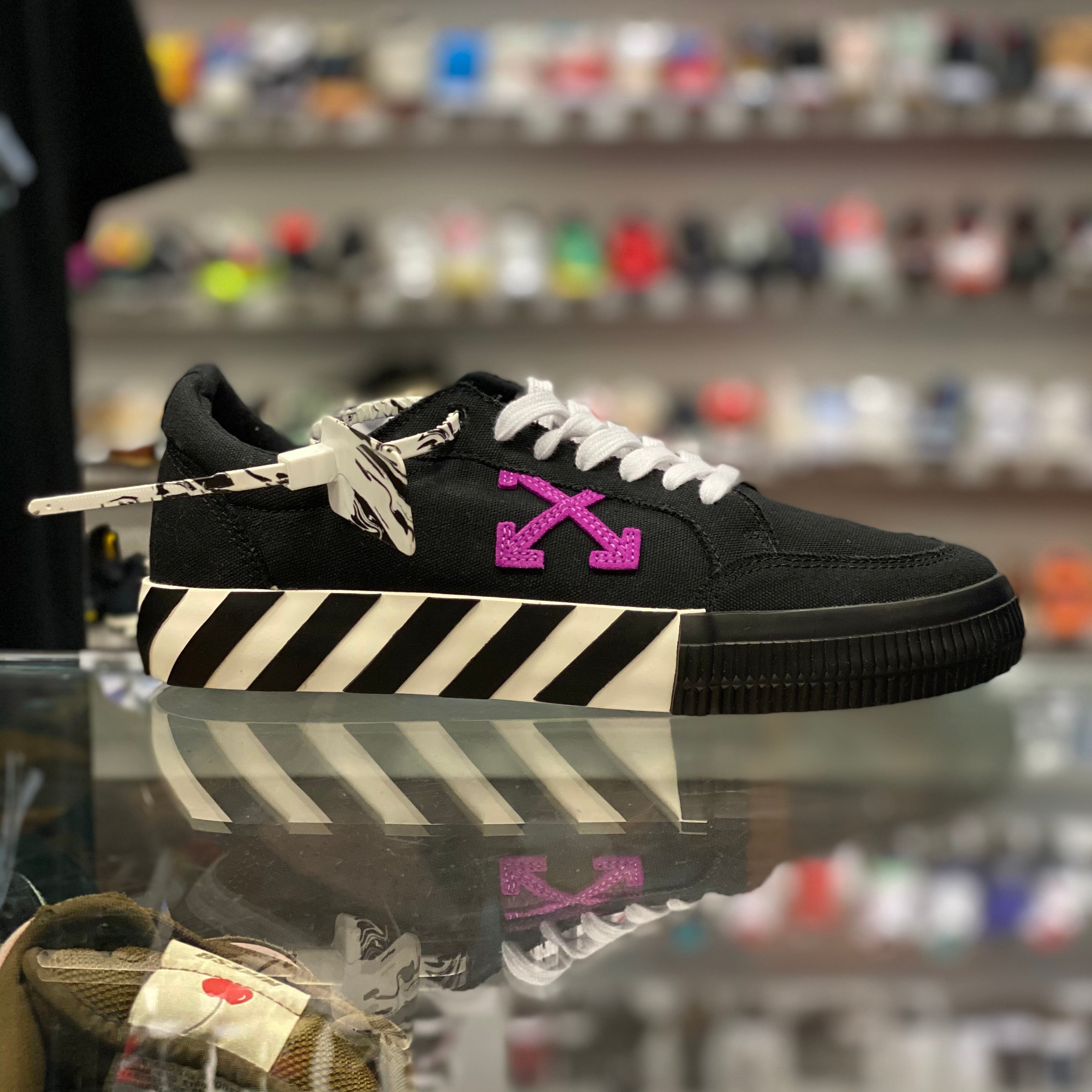 Off White Vulcanized Low “Black & Purple”