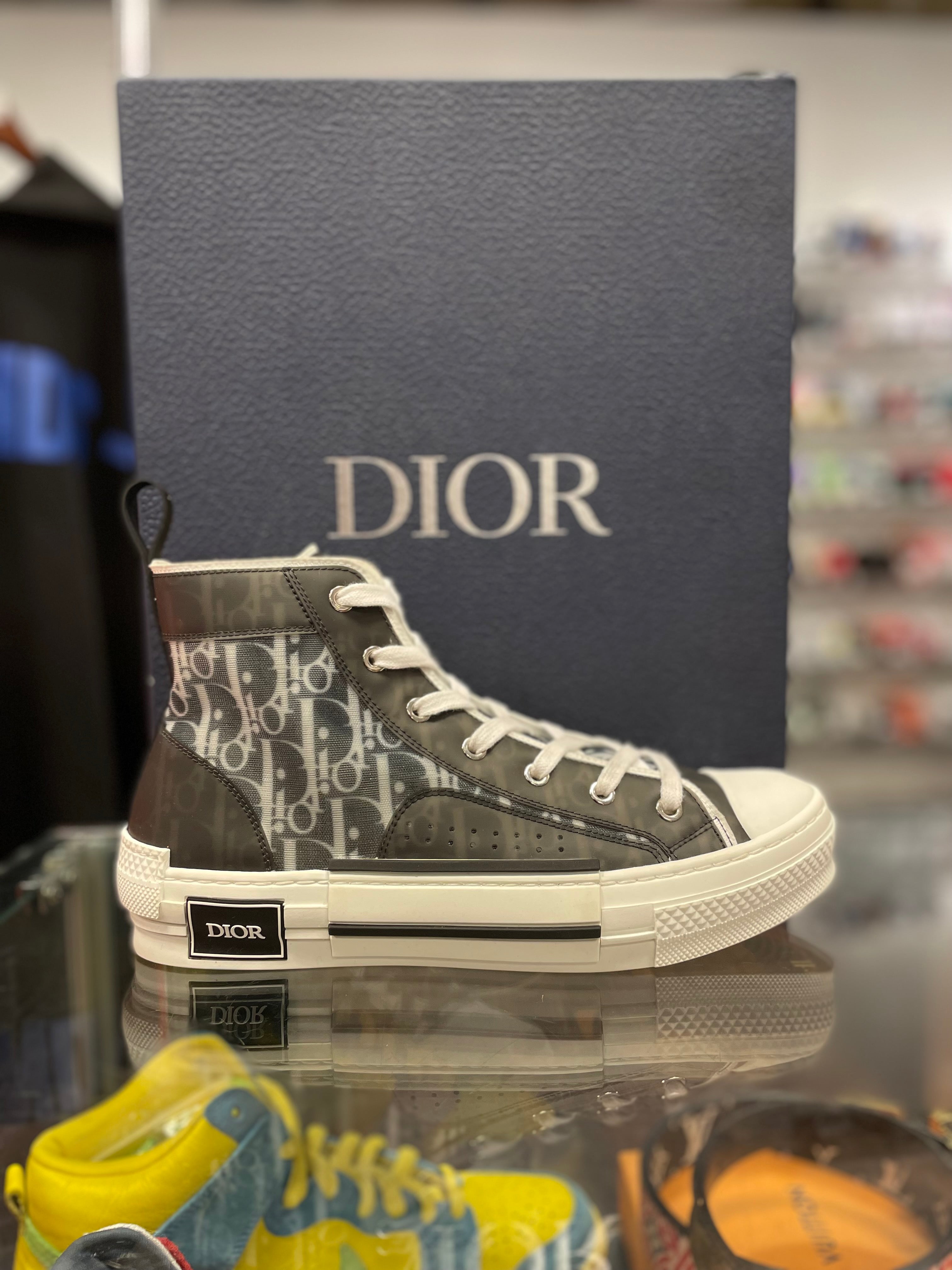 Dior B23 High “Canvas Oblique Black”