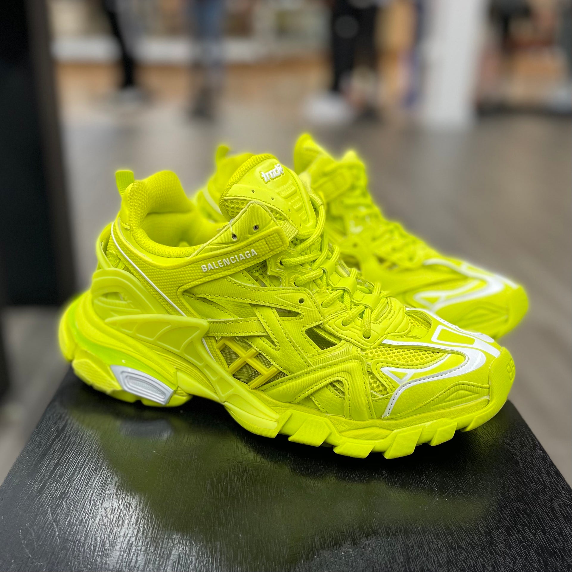 Neon Yellow Tenis Balenciaga Neon Track “Fluo Yellow”