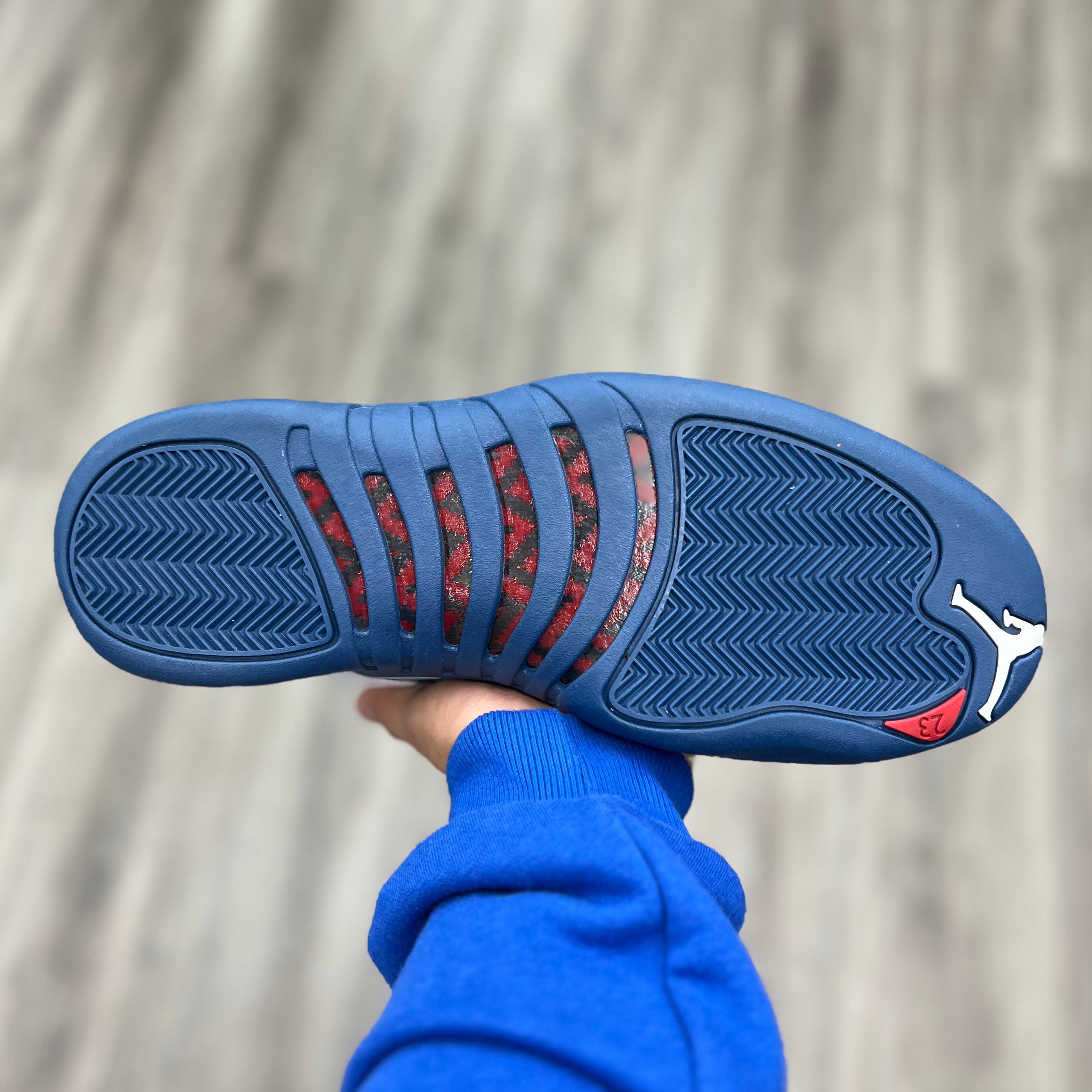 Jordan 12 French high quality Blue