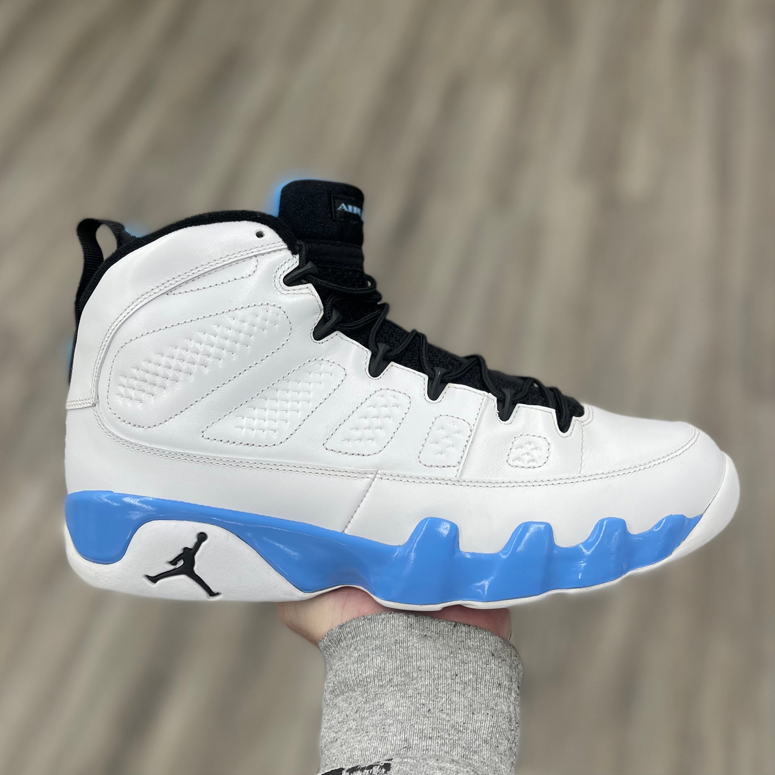 Jordan 9 carolina best sale