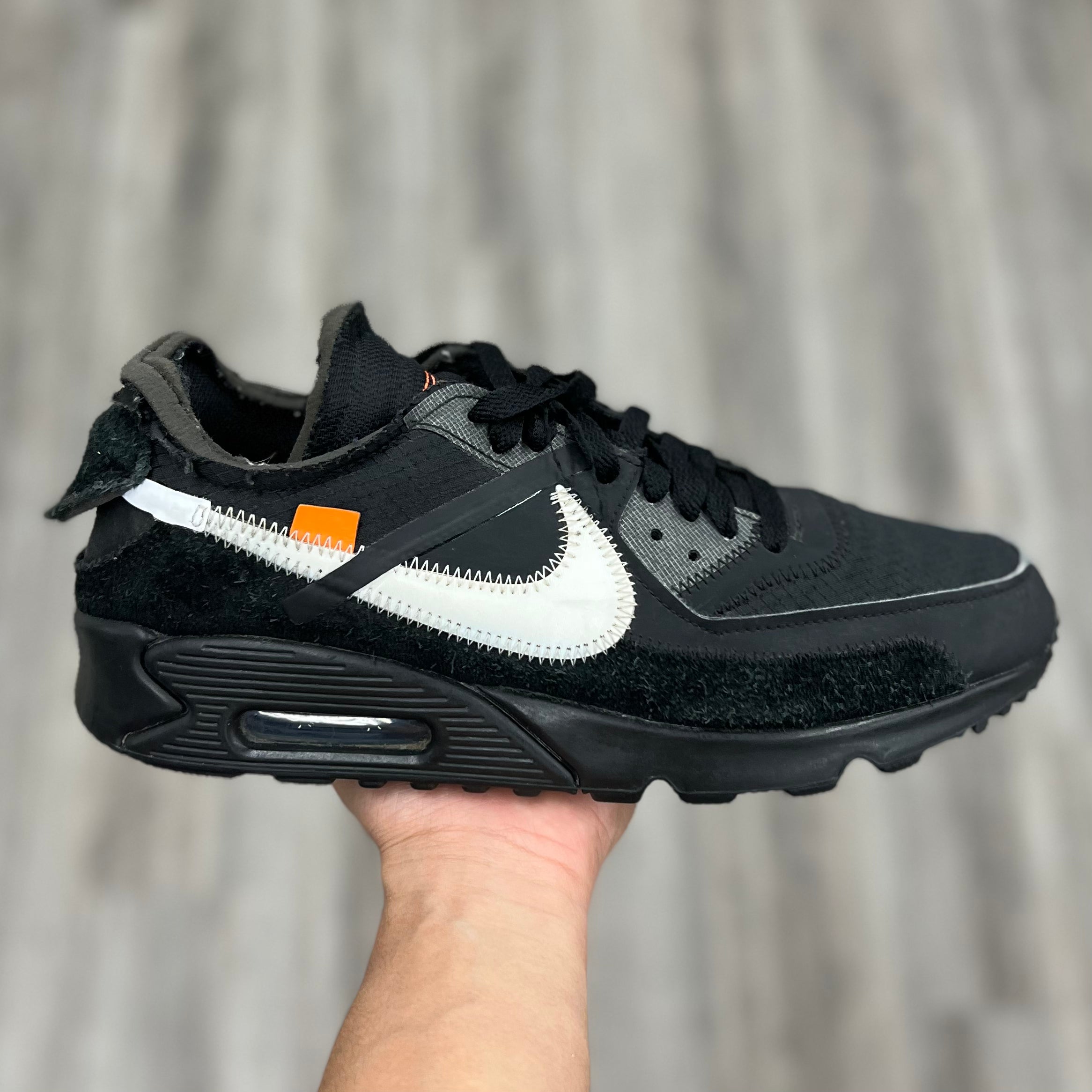 Nike off white 2025 air max 90 black