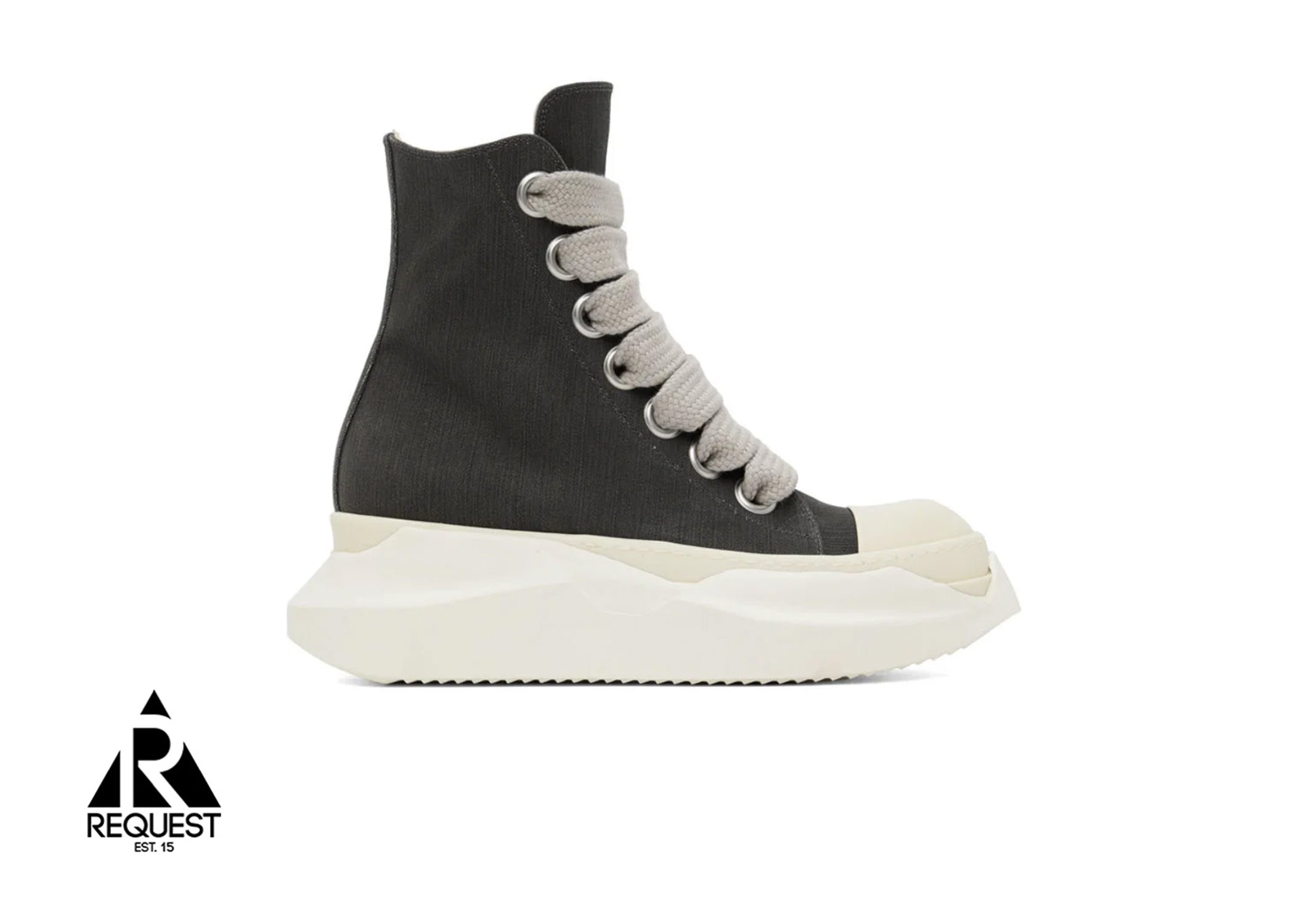 Rick Owens DRKSHDW Ramones Abstract Jumbo Laces “Grey”