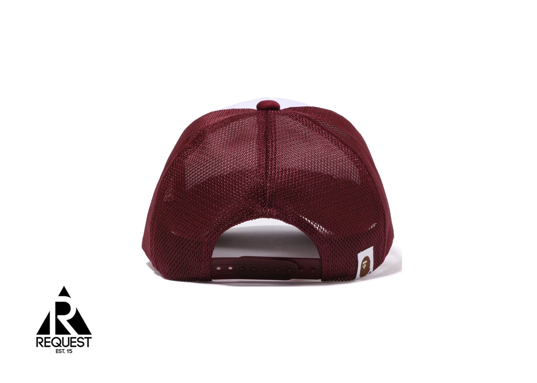 A Bathing Ape Bape Trucker Hat "Maroon"