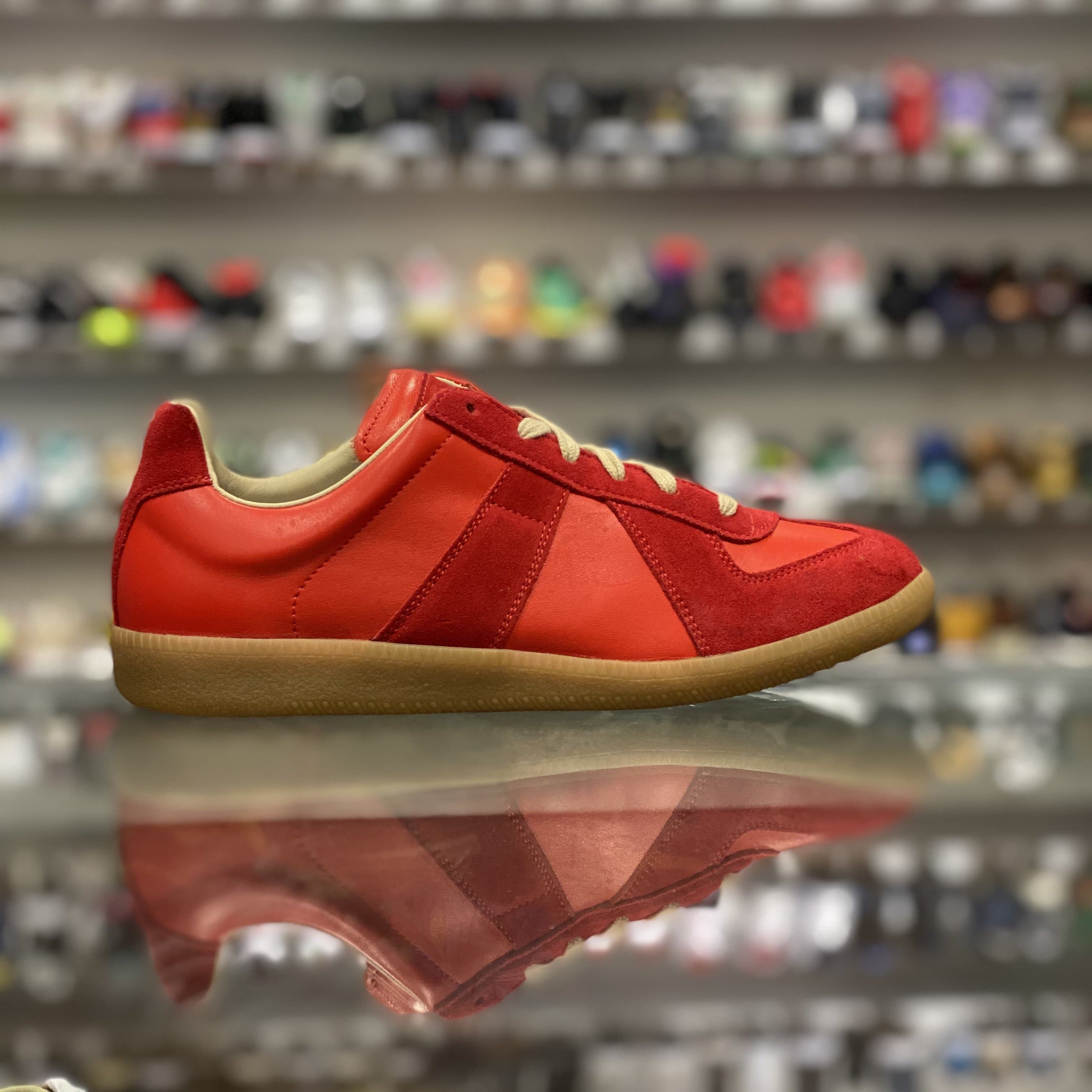 Maison margiela discount red suede