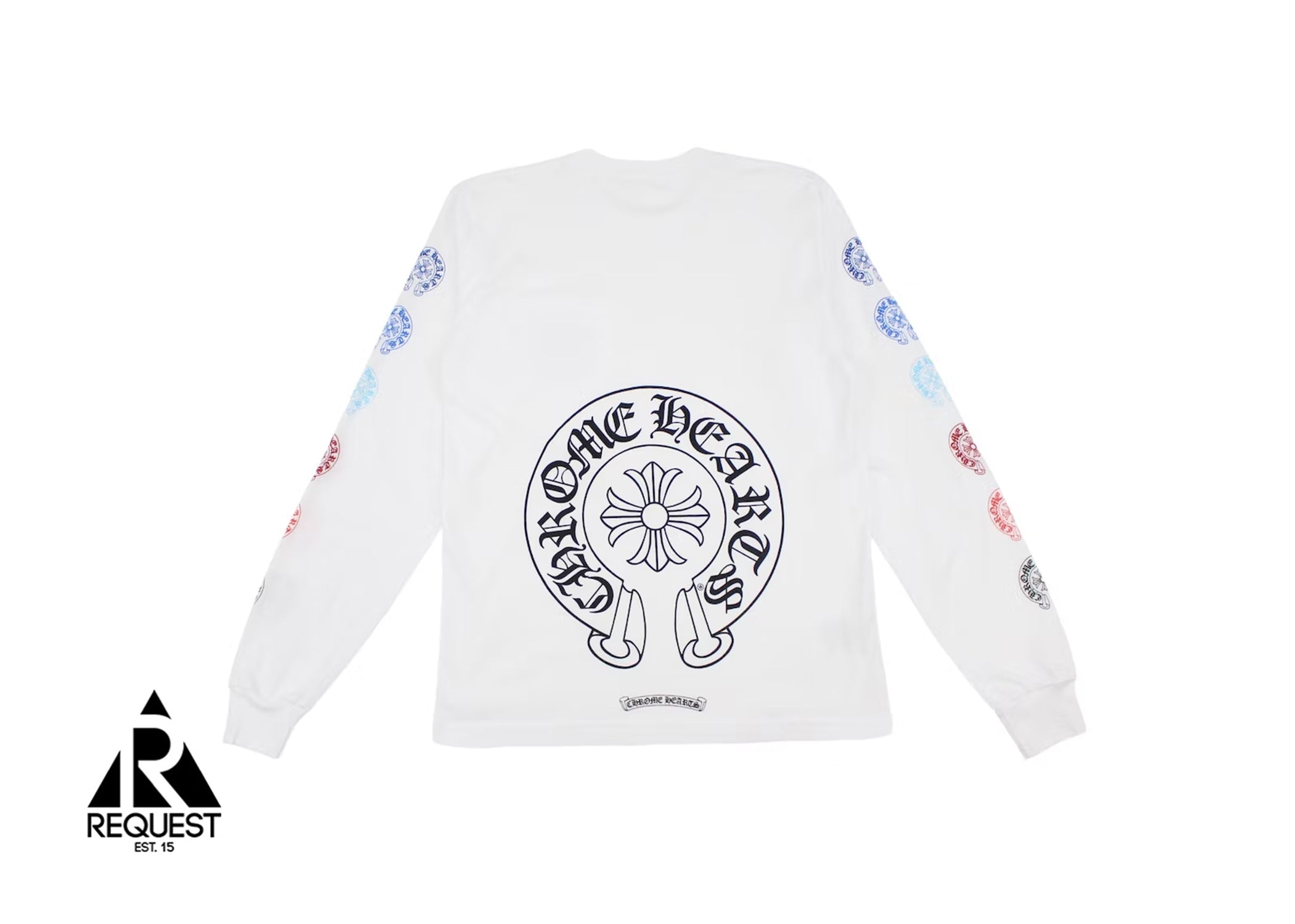 Chrome Hearts Multi Horseshoe L/S Tee "White"