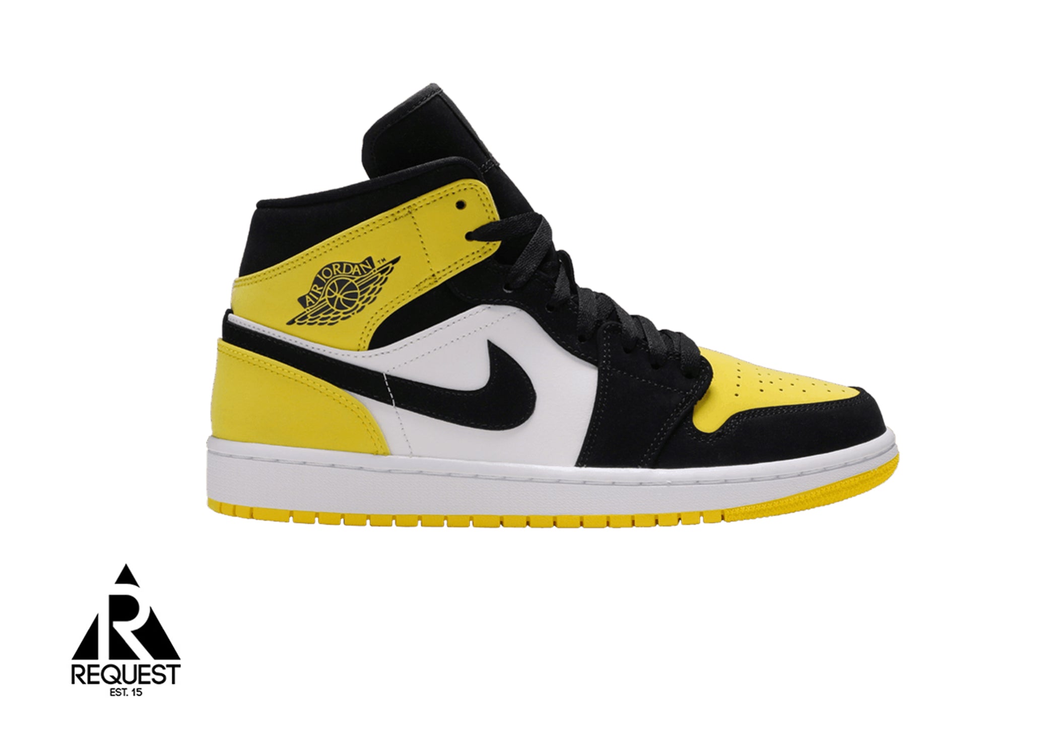 Air Jordan 1 Retro Mid “Yellow Black Toe”