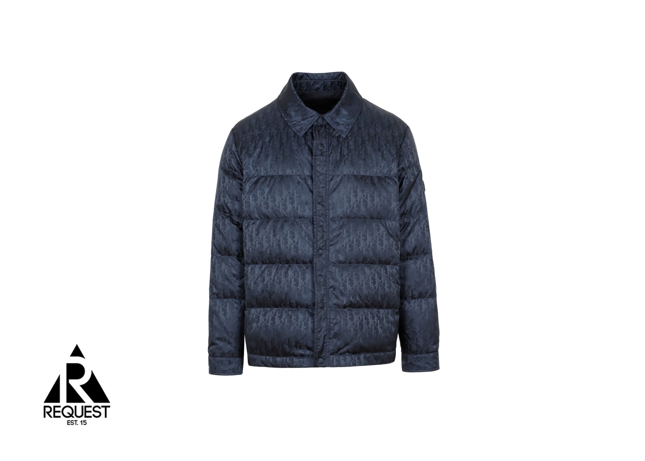 Dior Oblique Quilted Jacket "Navy"