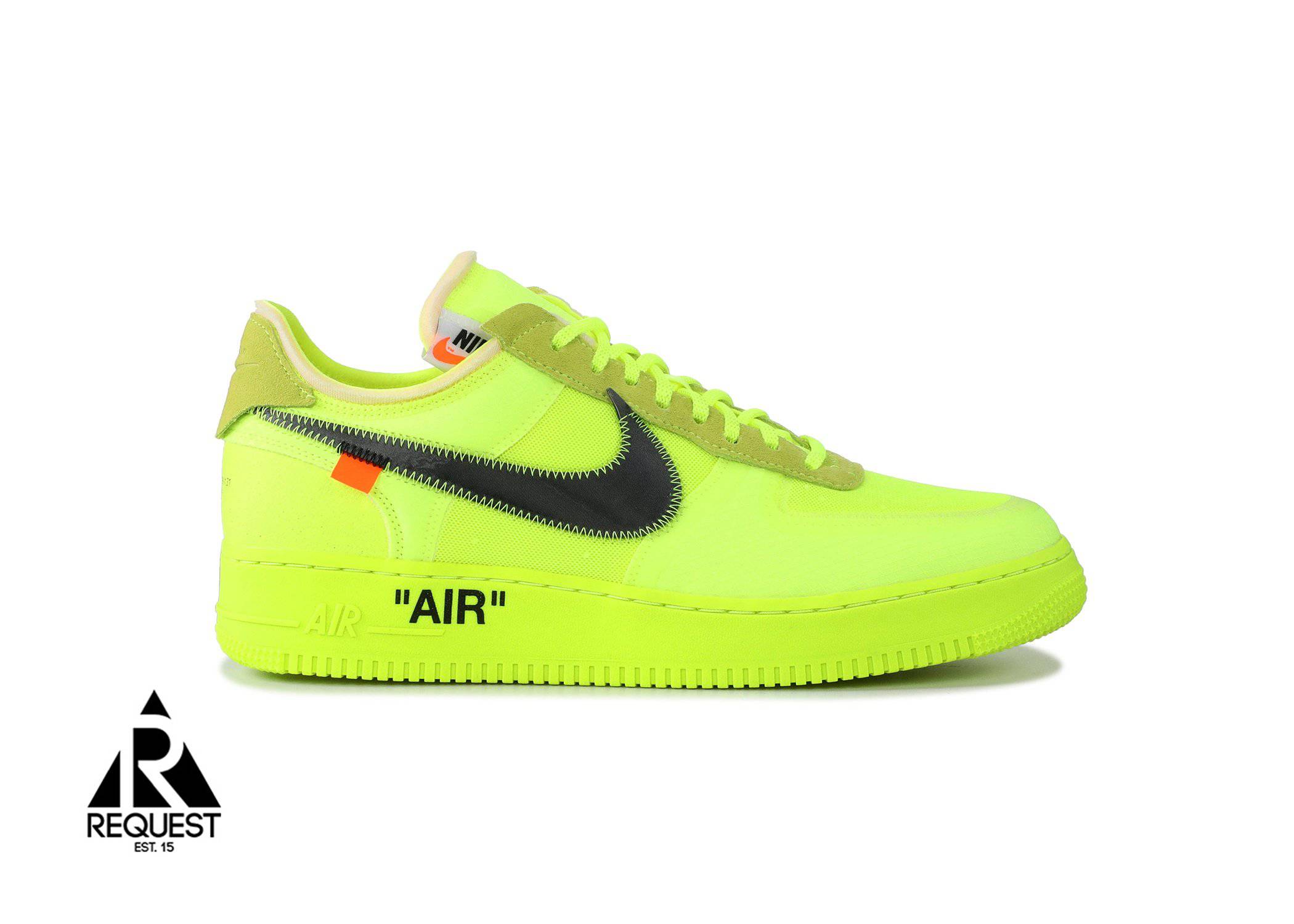 Nike Off White Air Force 1 Low “Volt”