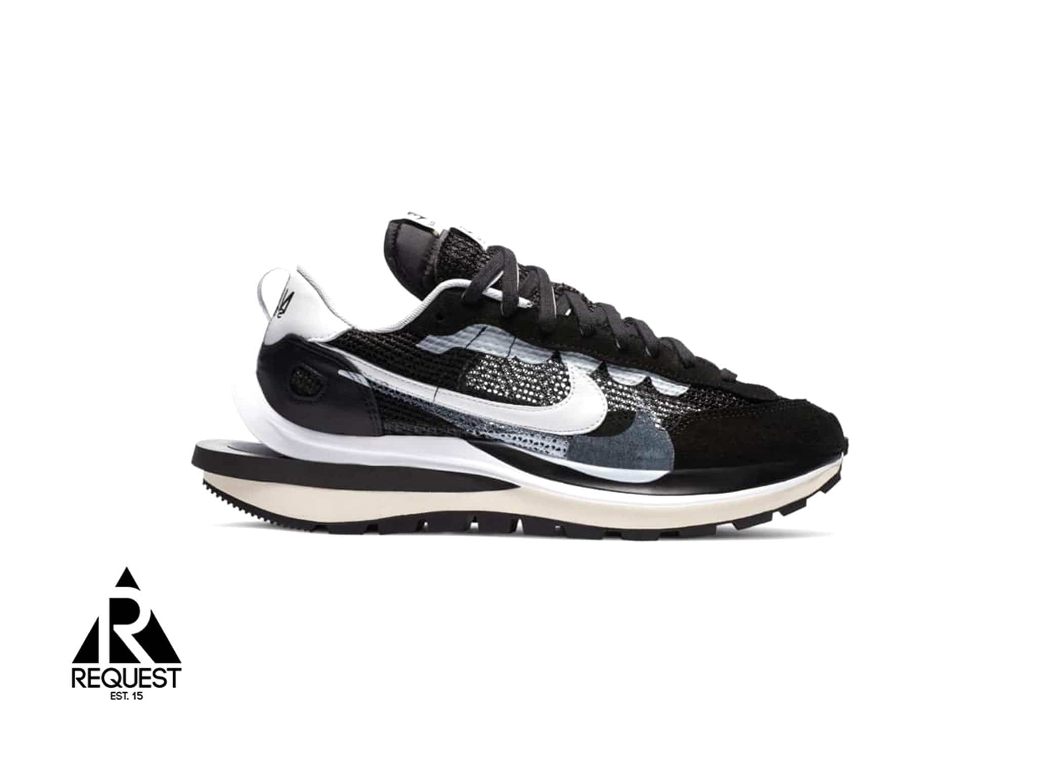 Nike Sacai Vaporwaffle Sport "Black White"