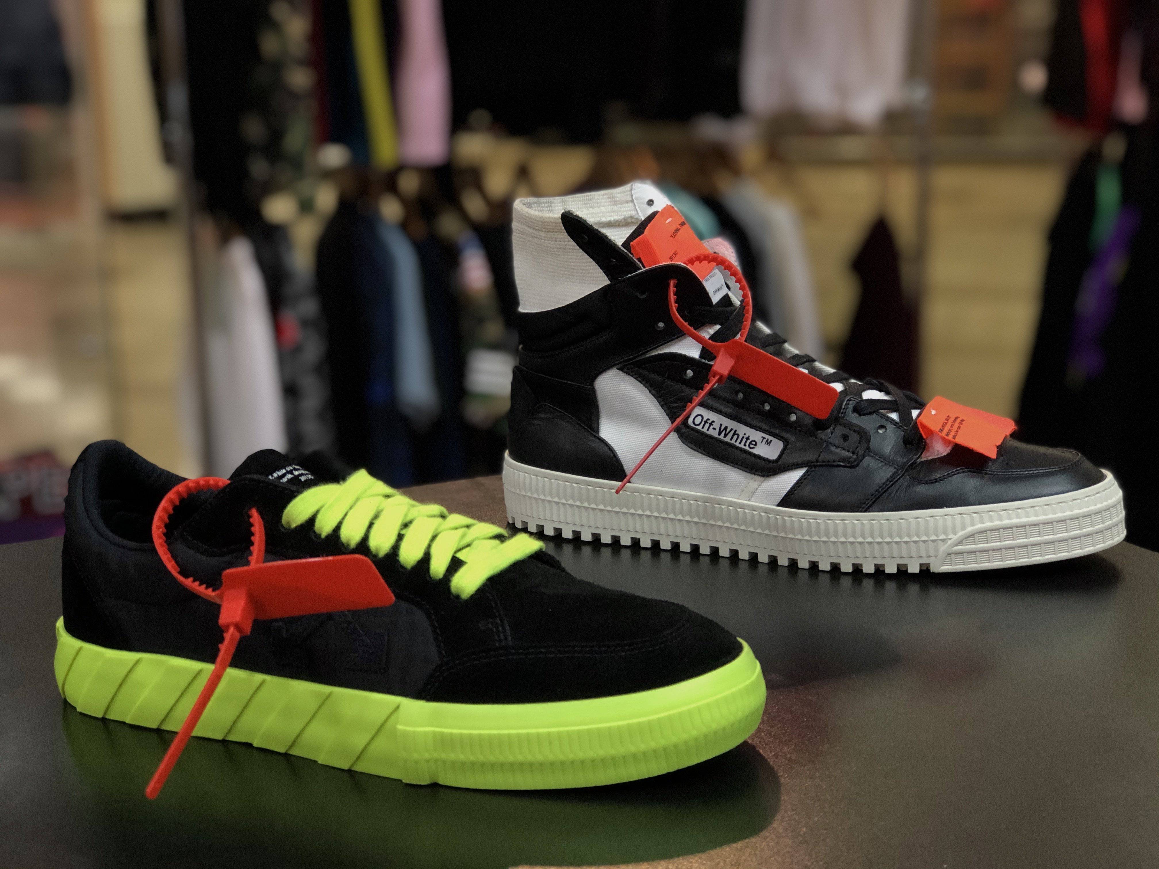 Off White High Top “White & Black”