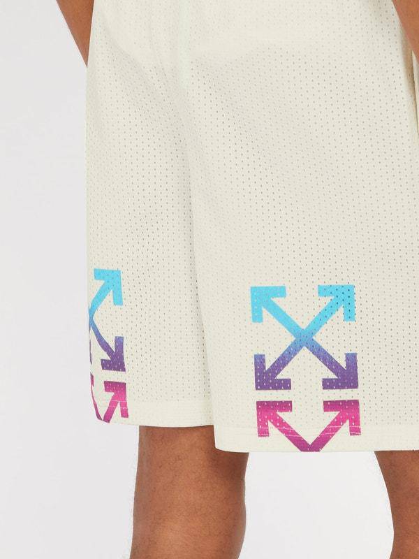 Off White Mesh Short “Cream”