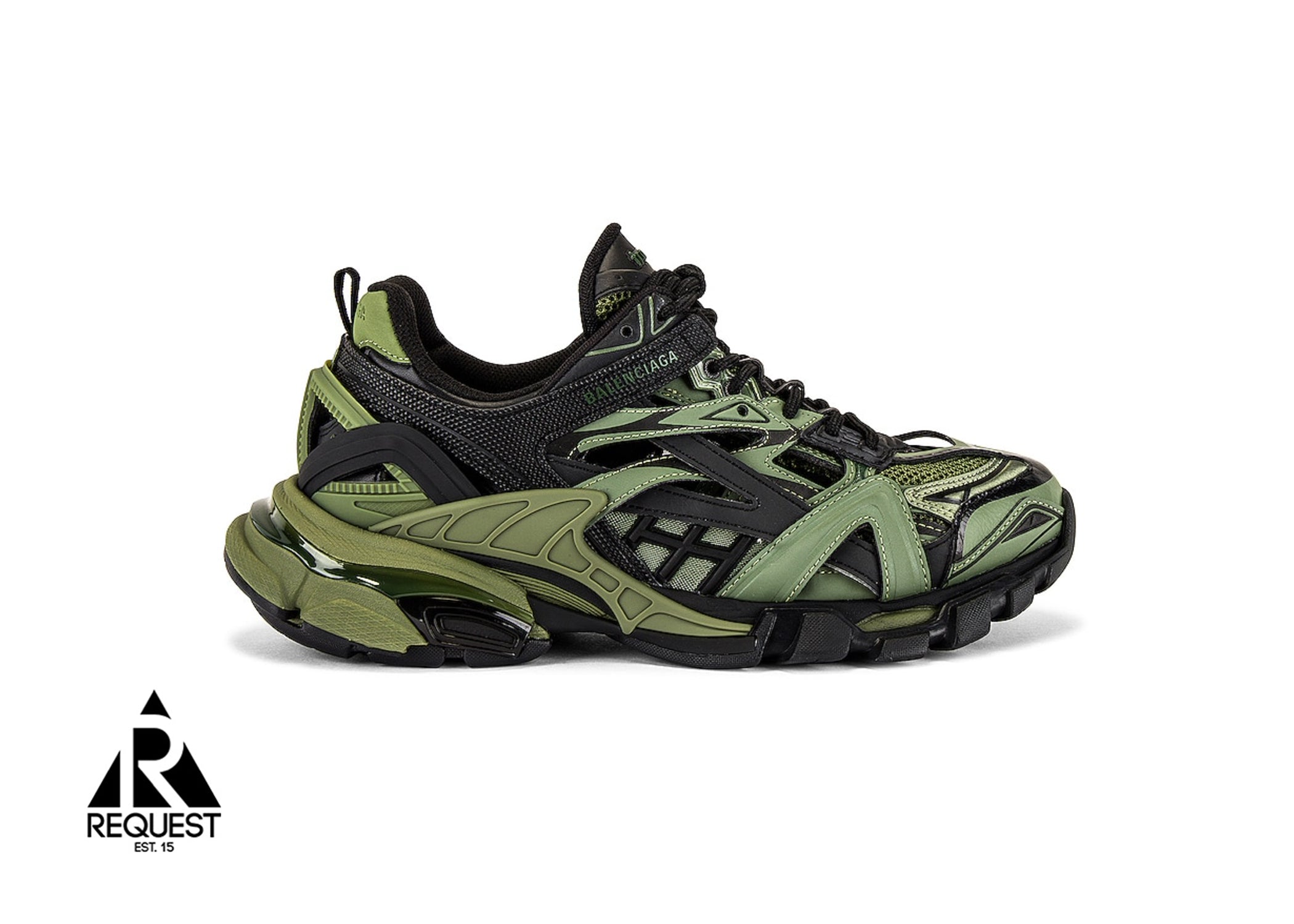 Track “Olive Green Black” 10US (43EU) Lightly Worn