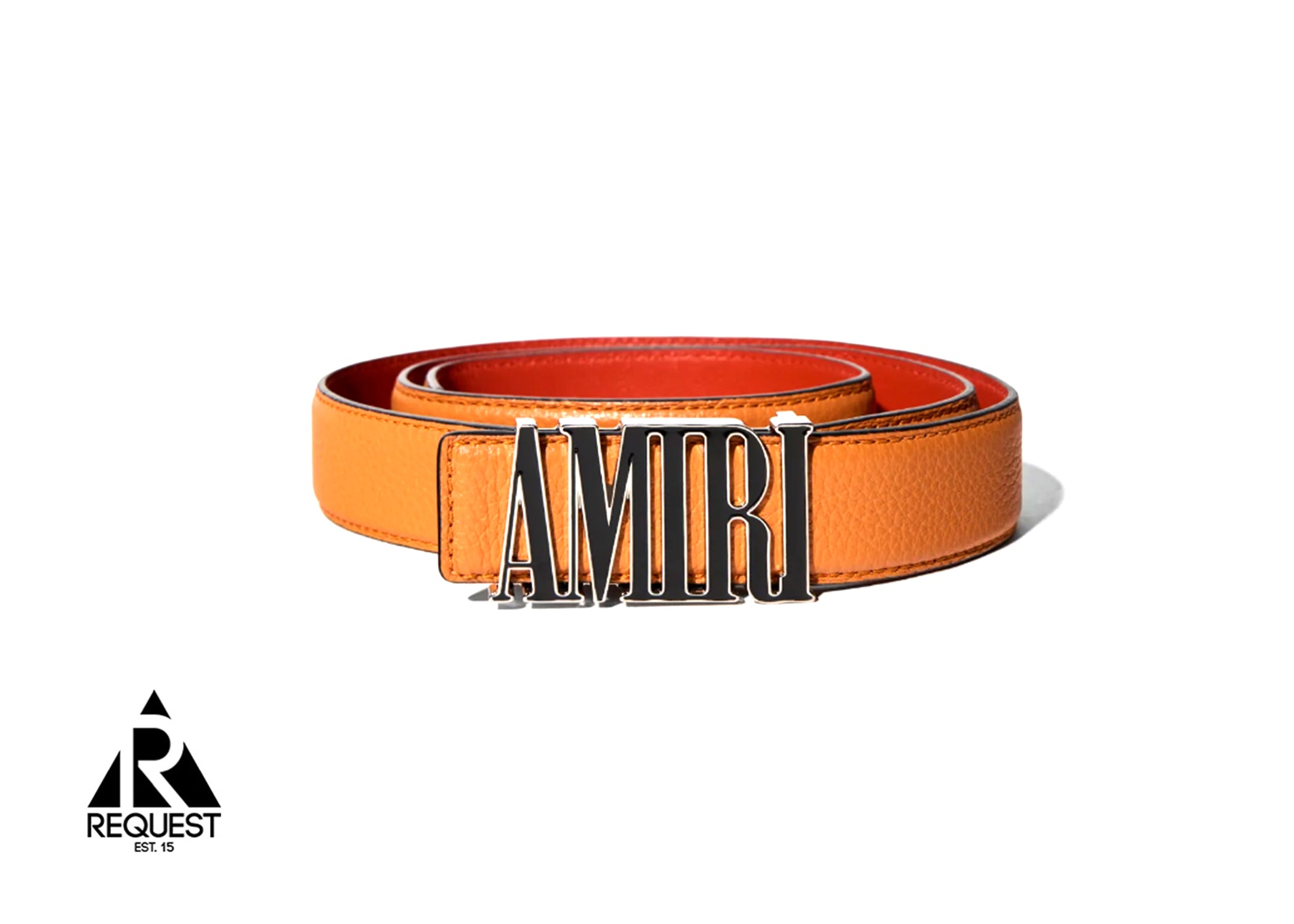 Amiri Pebbled Belt